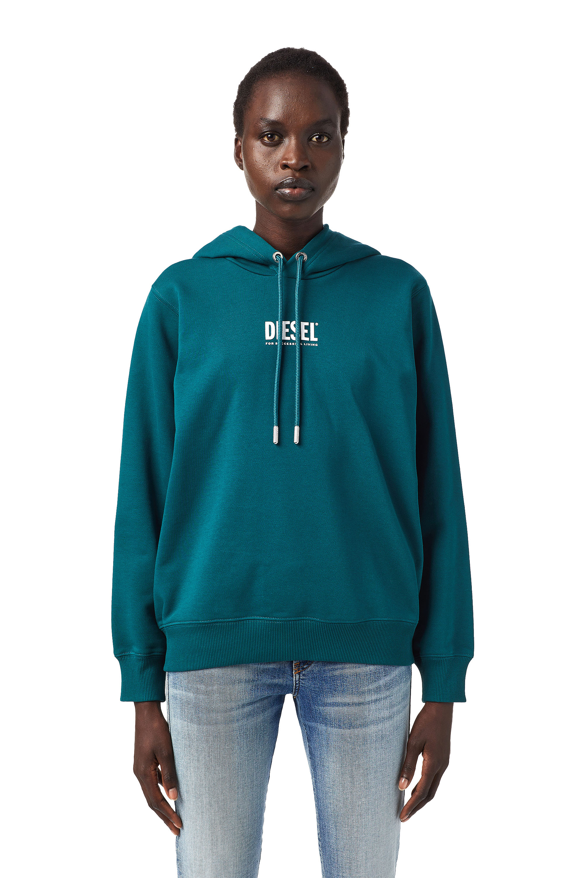 F-ANGS-H-ECOSMALLOGO, Dunkelgrün - Sweatshirts