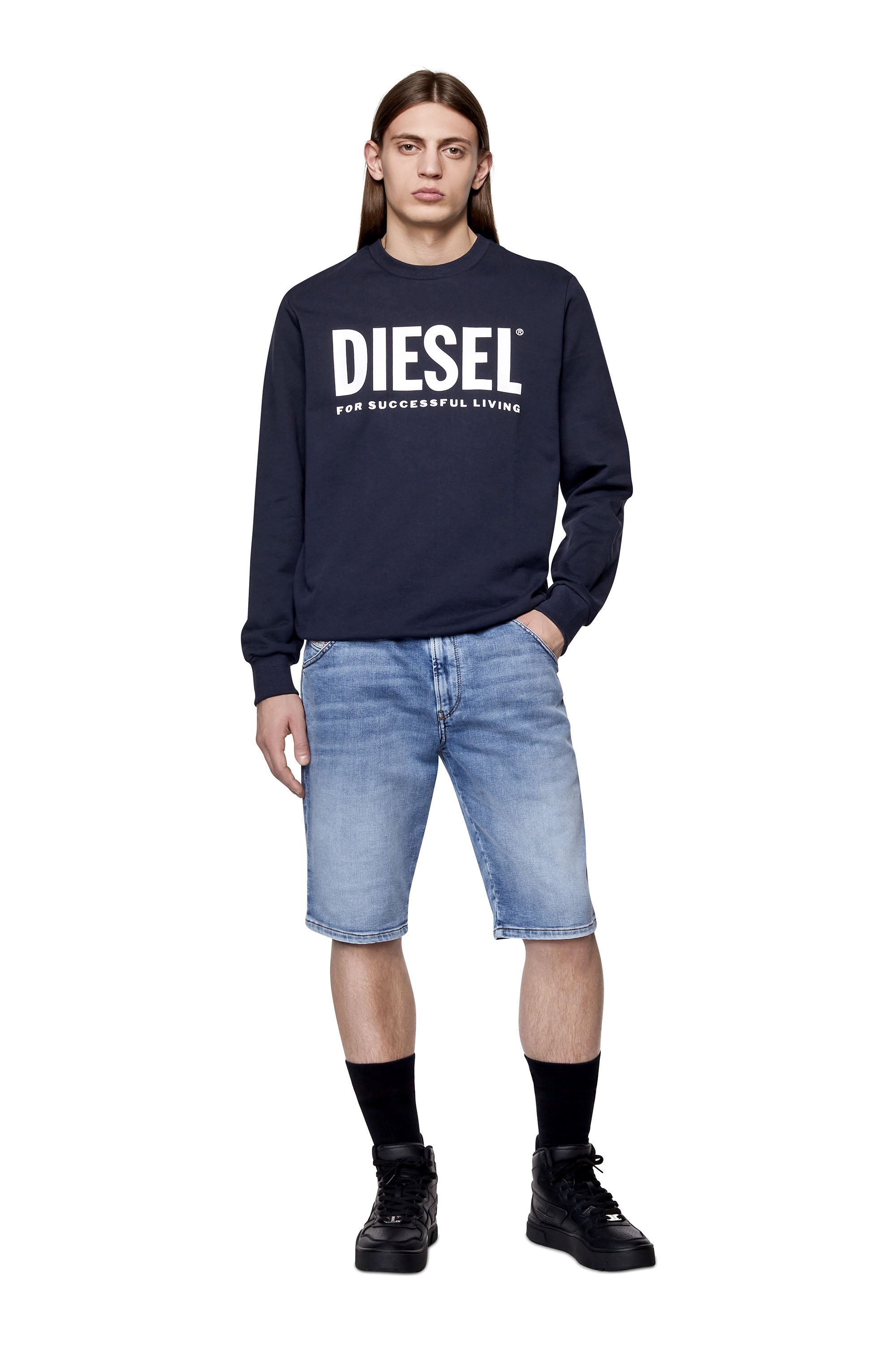 Diesel - D-KROOSHORT-T, Hellblau - Image 2