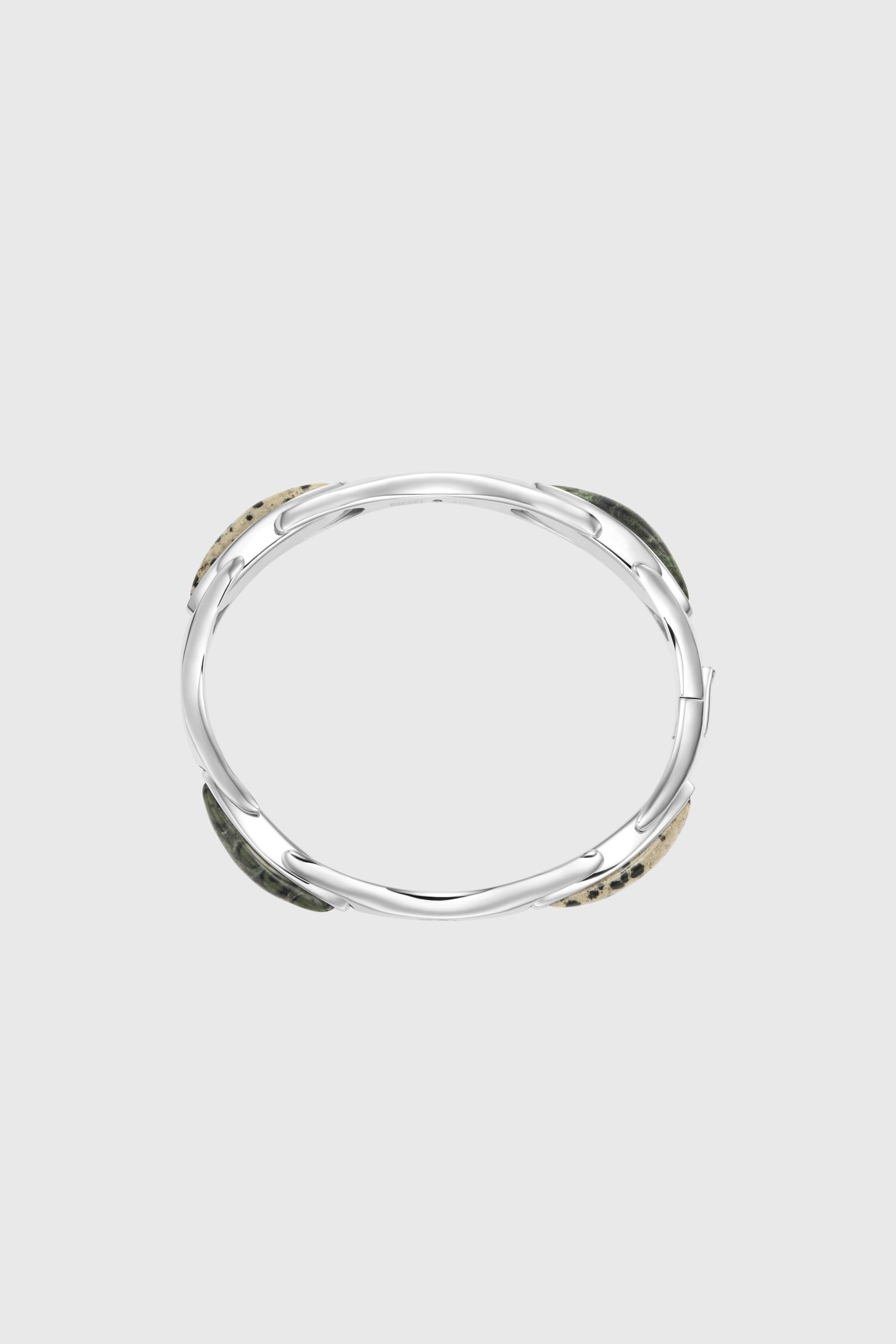 Diesel - DX167840 JEWELLERY, Unisex Armreif aus Edelstahl in Silber - 2