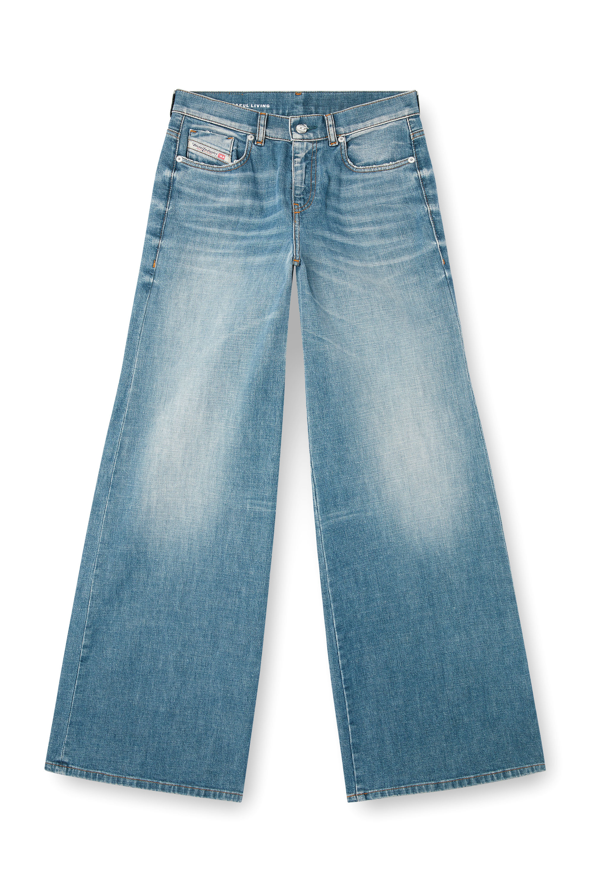 Diesel - Damen Flare Jeans 1978 D-Akemi 09M58, Mittelblau - 3