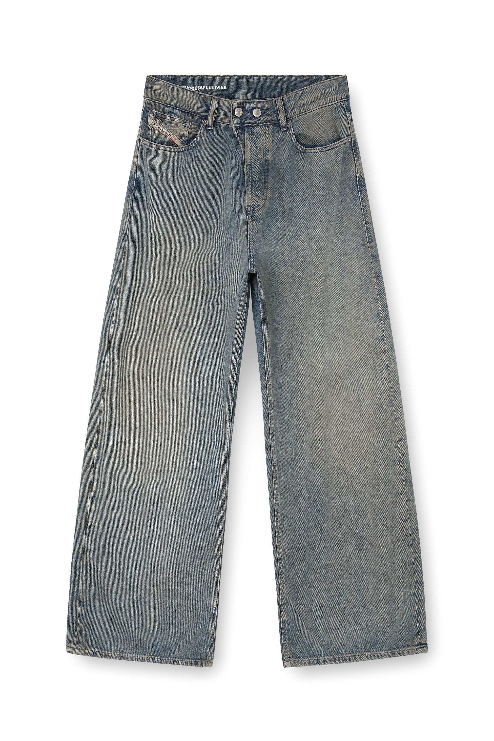 Diesel - Damen Relaxed Jeans 1996 D-Sire 09N24, Mittelblau - 3