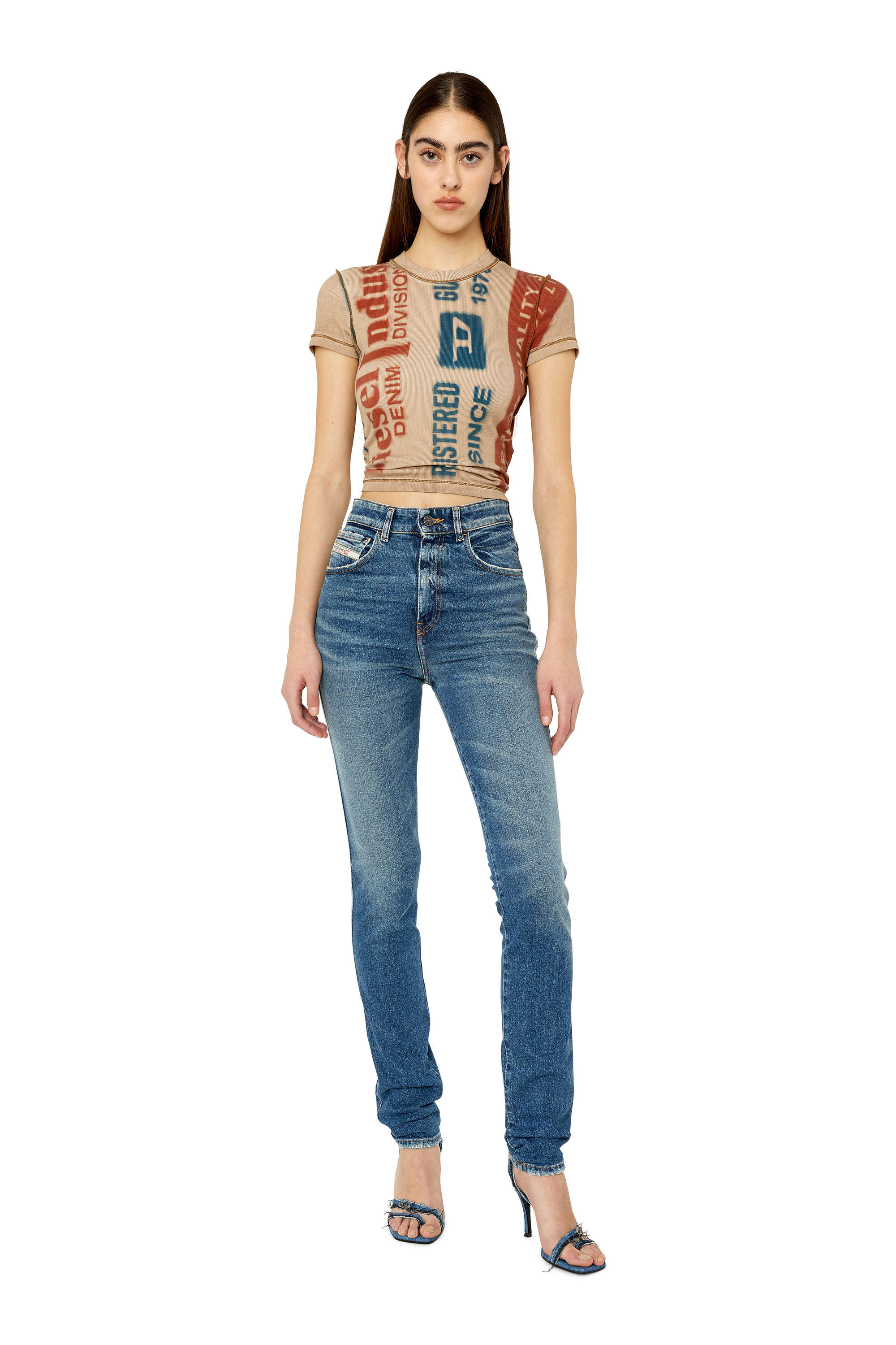 Diesel - 1994 007L1 Straight Jeans, Mittelblau - Image 4