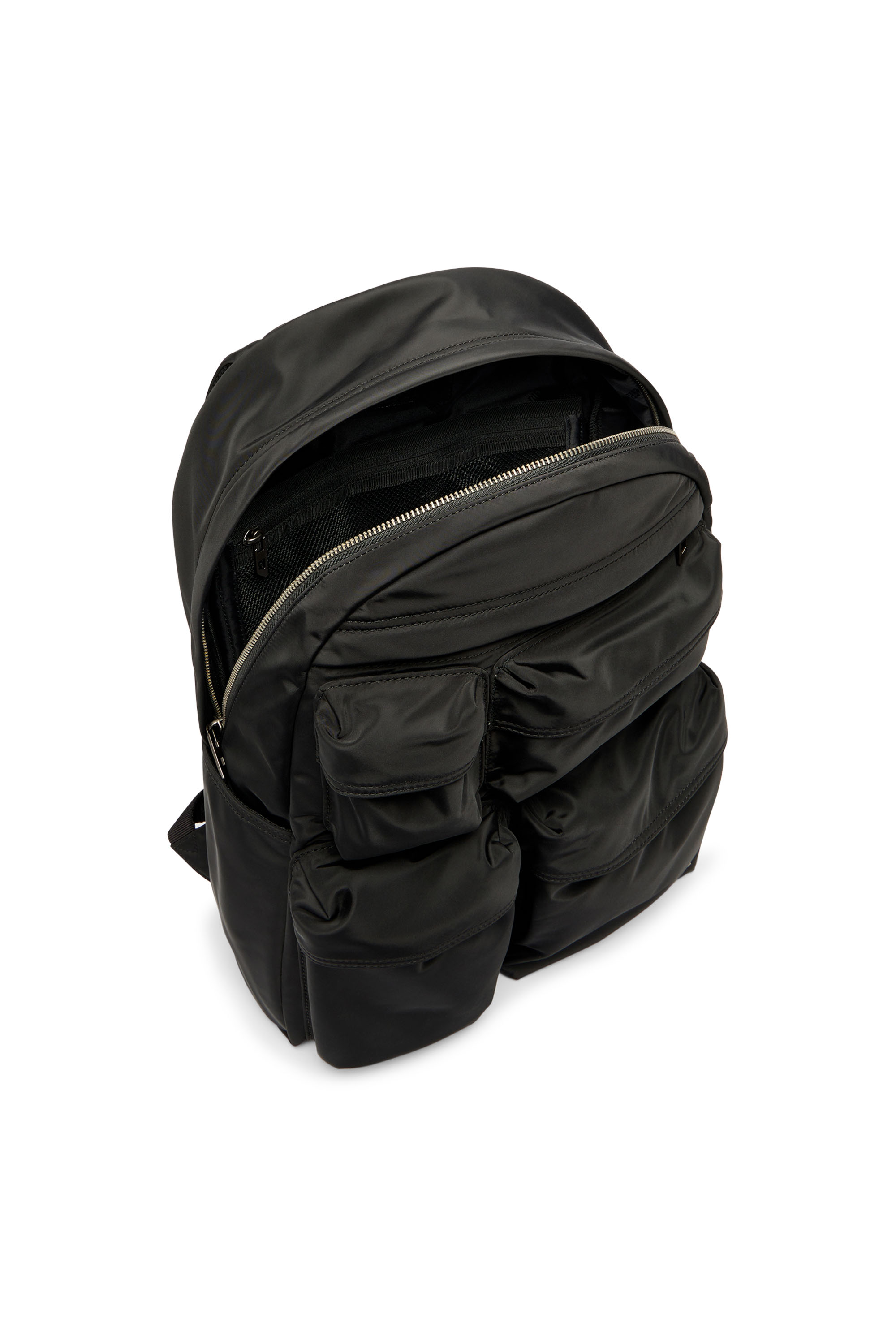 Diesel - MULTI-PKTS BACKPACK X, Unisex Multi-Pkts-Rucksack mit mehreren Taschen in Schwarz - 4