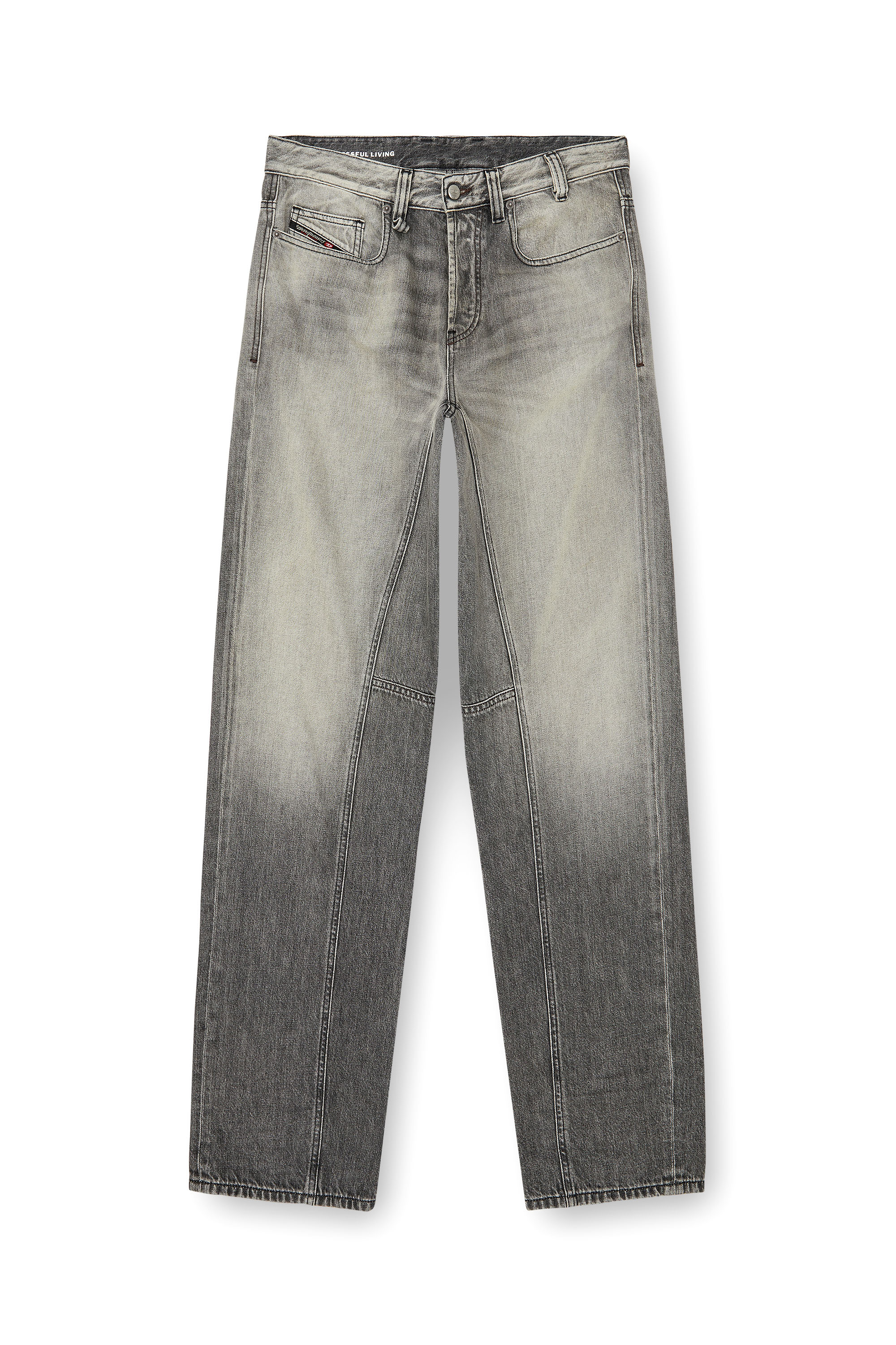 Diesel - Herren Relaxed Jeans 2001 D-Macro 09P56, Grau - 3
