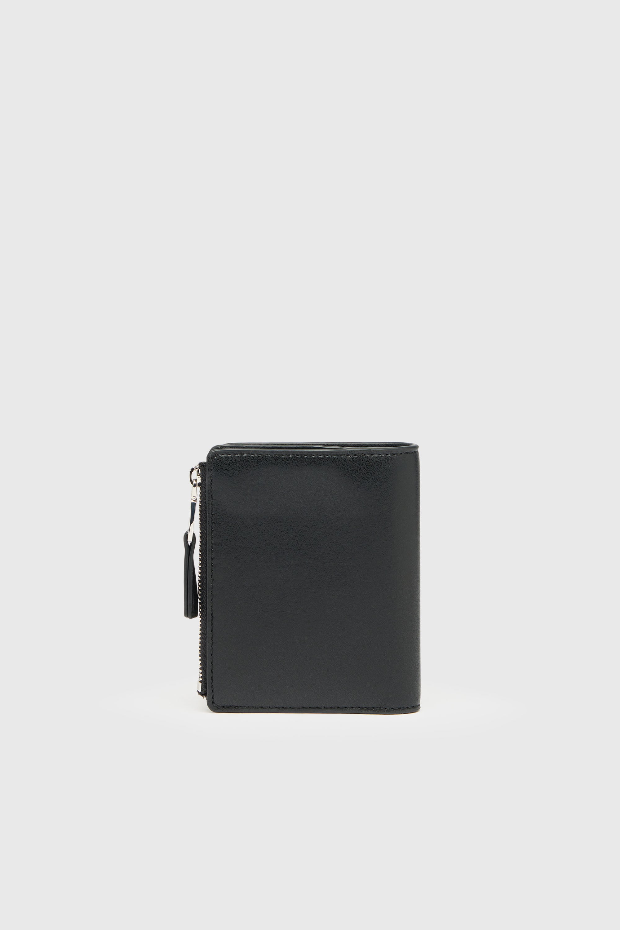 Diesel - D-LINE BI FOLD ZIP II, Damen Kartenetui aus beschichtetem Leder mit G&uuml;rtel-Detail in Schwarz - 2