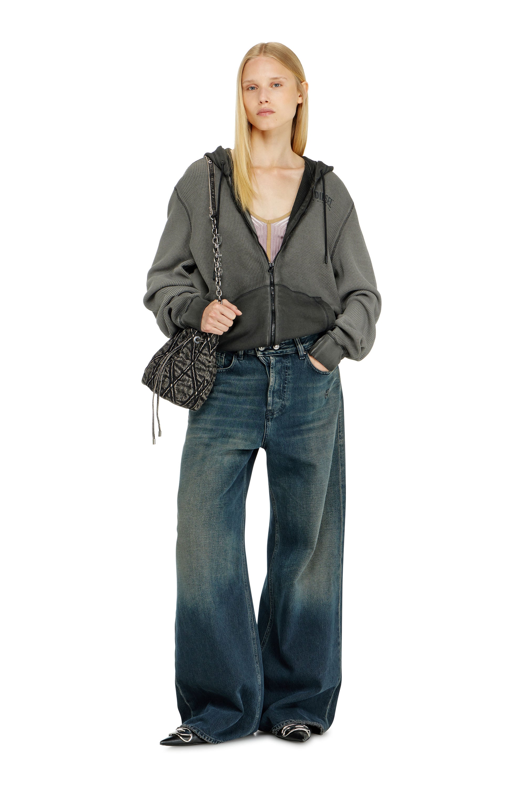 Diesel - Unisex Relaxed Jeans 1996 D-Sire 09N67, Dunkelblau - 1