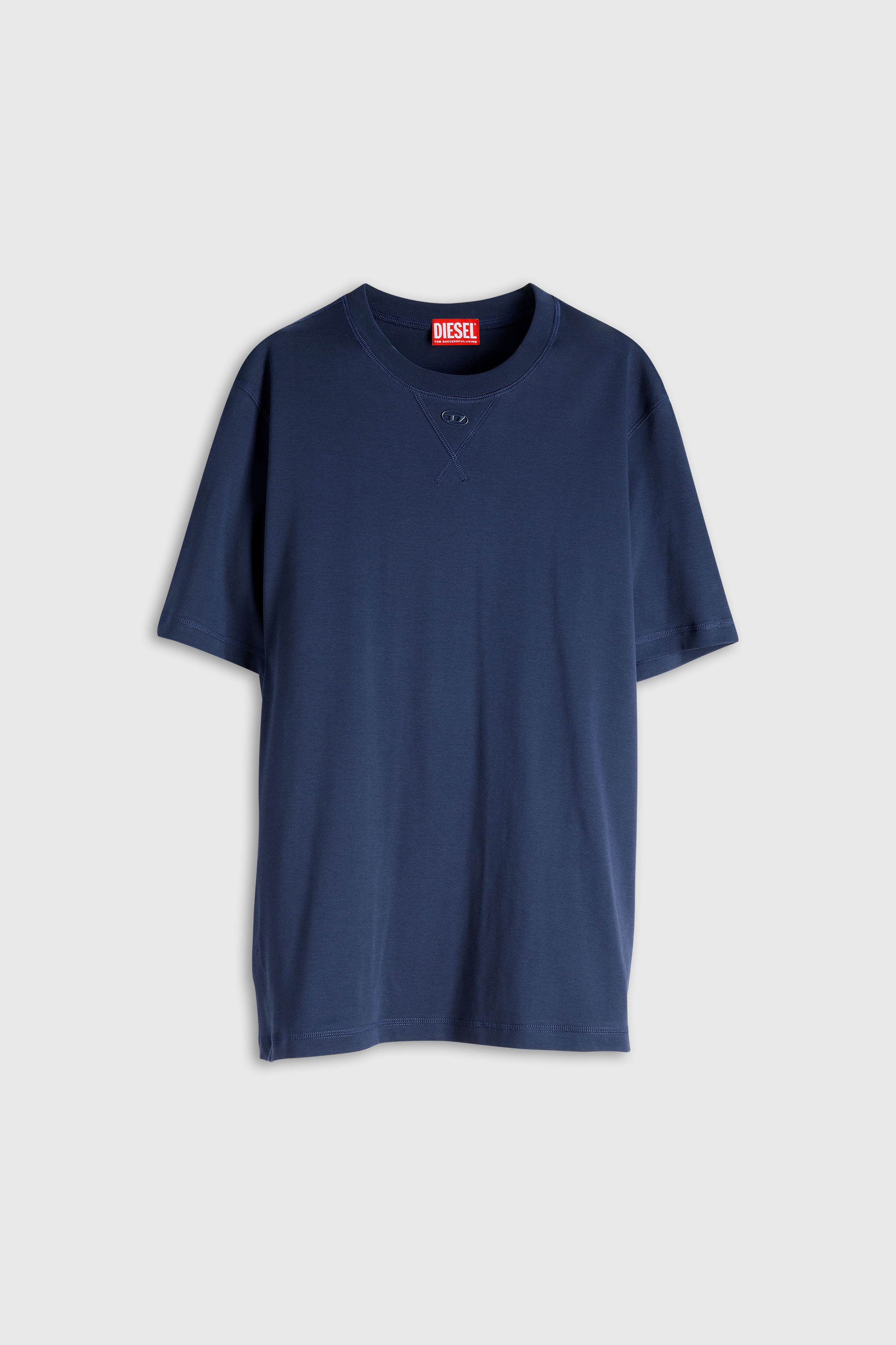 Diesel - T-MADJUST-TR, Herren Regul&auml;res T-Shirt mit Rundhalsausschnitt und ovalem D in null - 4
