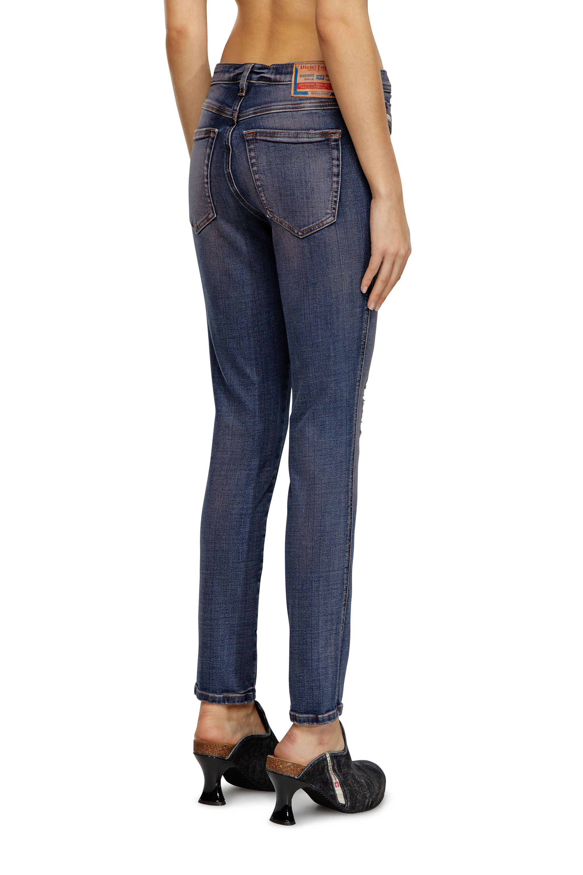 Diesel - Skinny Jeans 2015 Babhila 0PFAY, Dunkelblau - Image 3