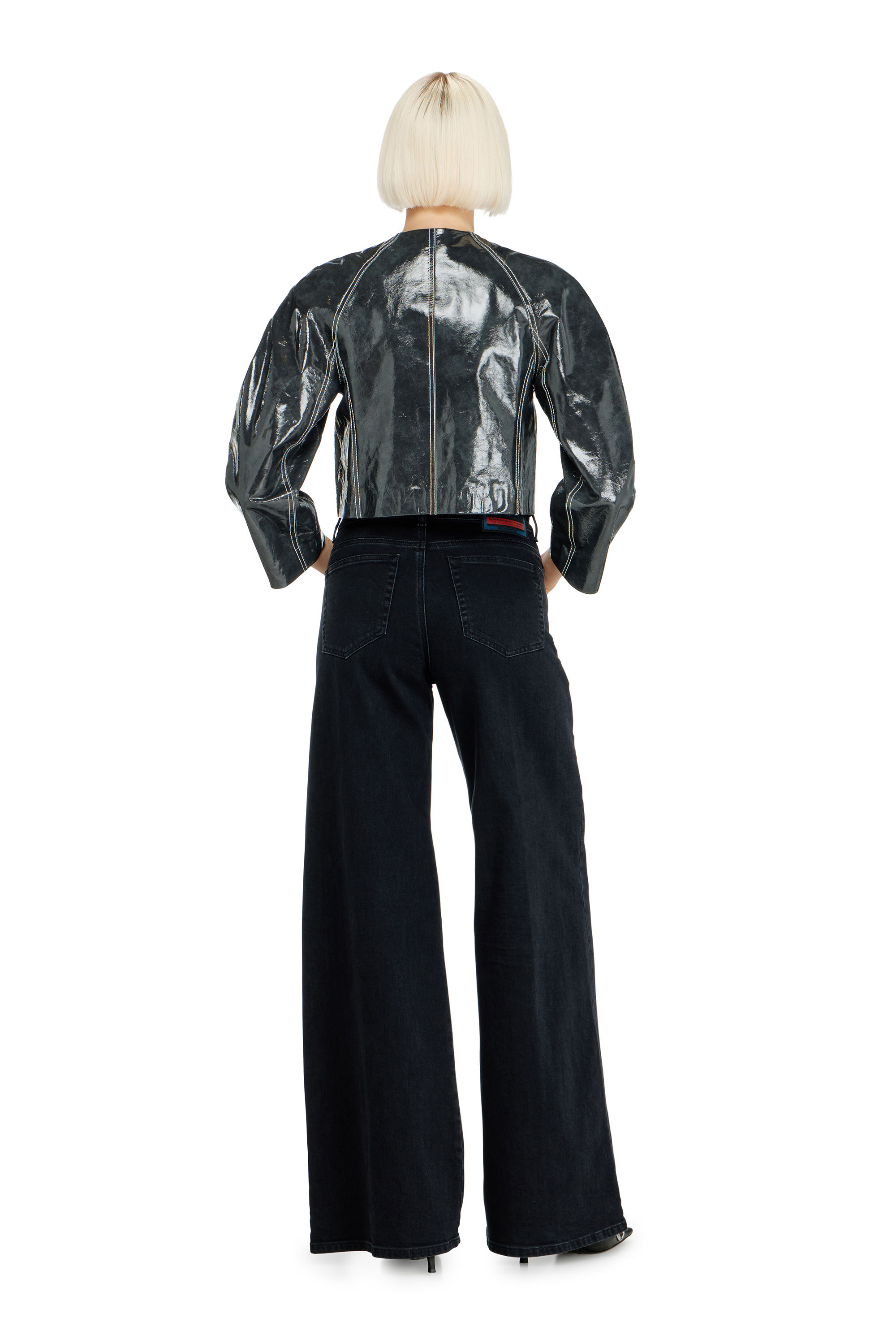 Diesel - Damen Flare Jeans 1978 D-Akemi 09N89, Schwarz/Dunkelgrau - 3