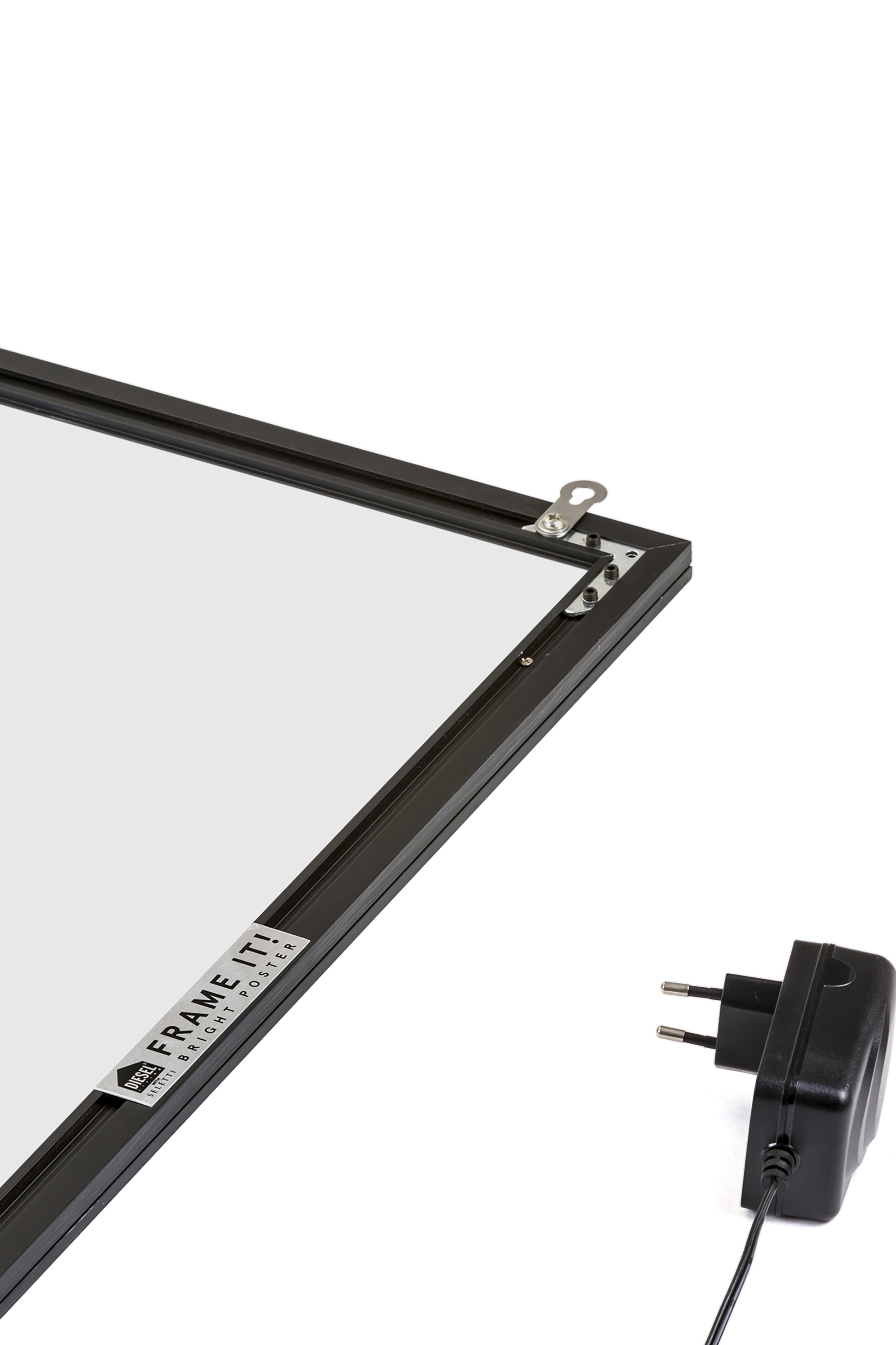 Diesel - 11002 FRAME IT!, Unisex Gro&szlig;er Rahmen mit LED-Hintergrundbeleuchtung in Silber - 4