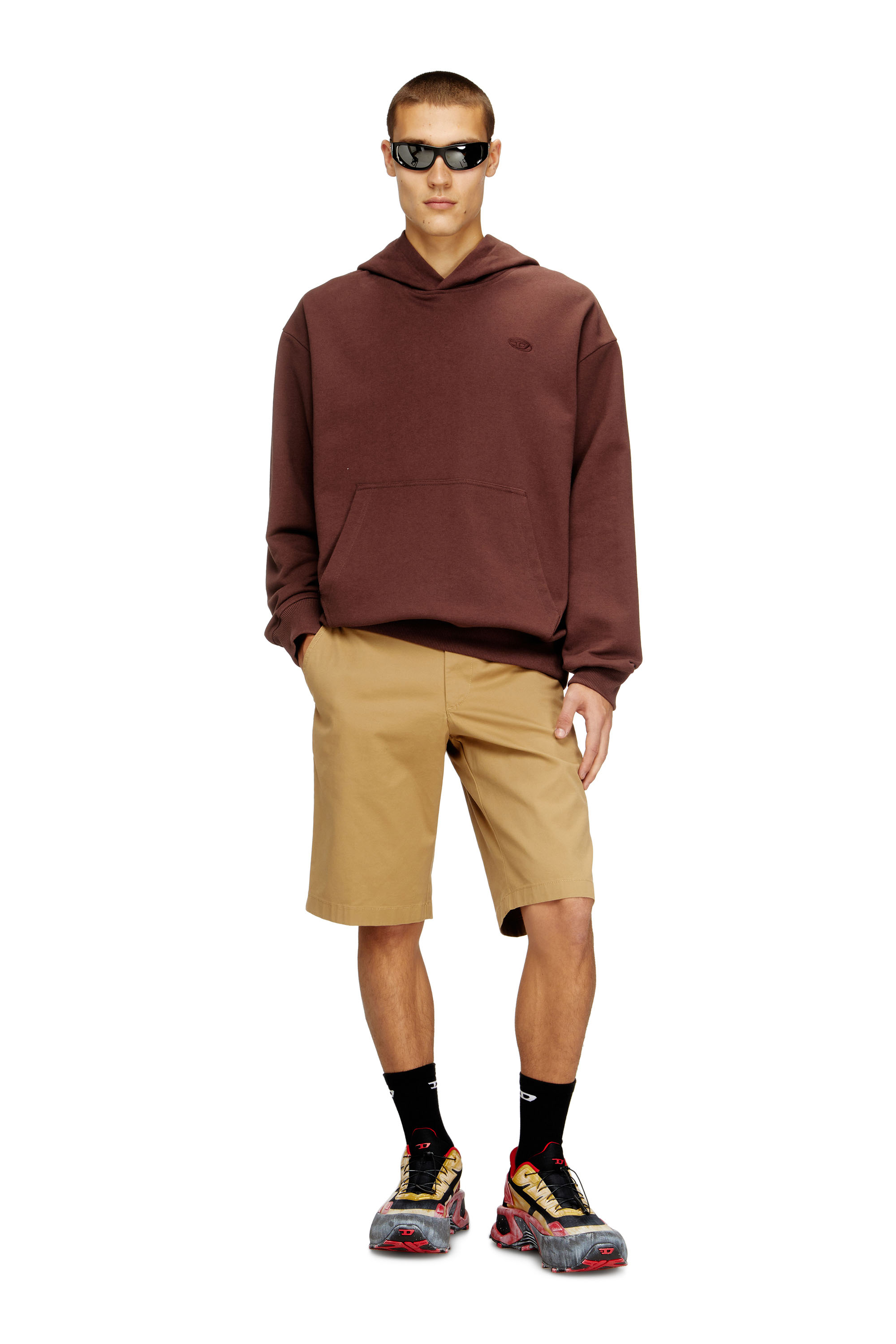 Diesel - P-DEFINE-SHORT-EPCH, Herren Stonewash-Baumwollshorts in Beige - 2