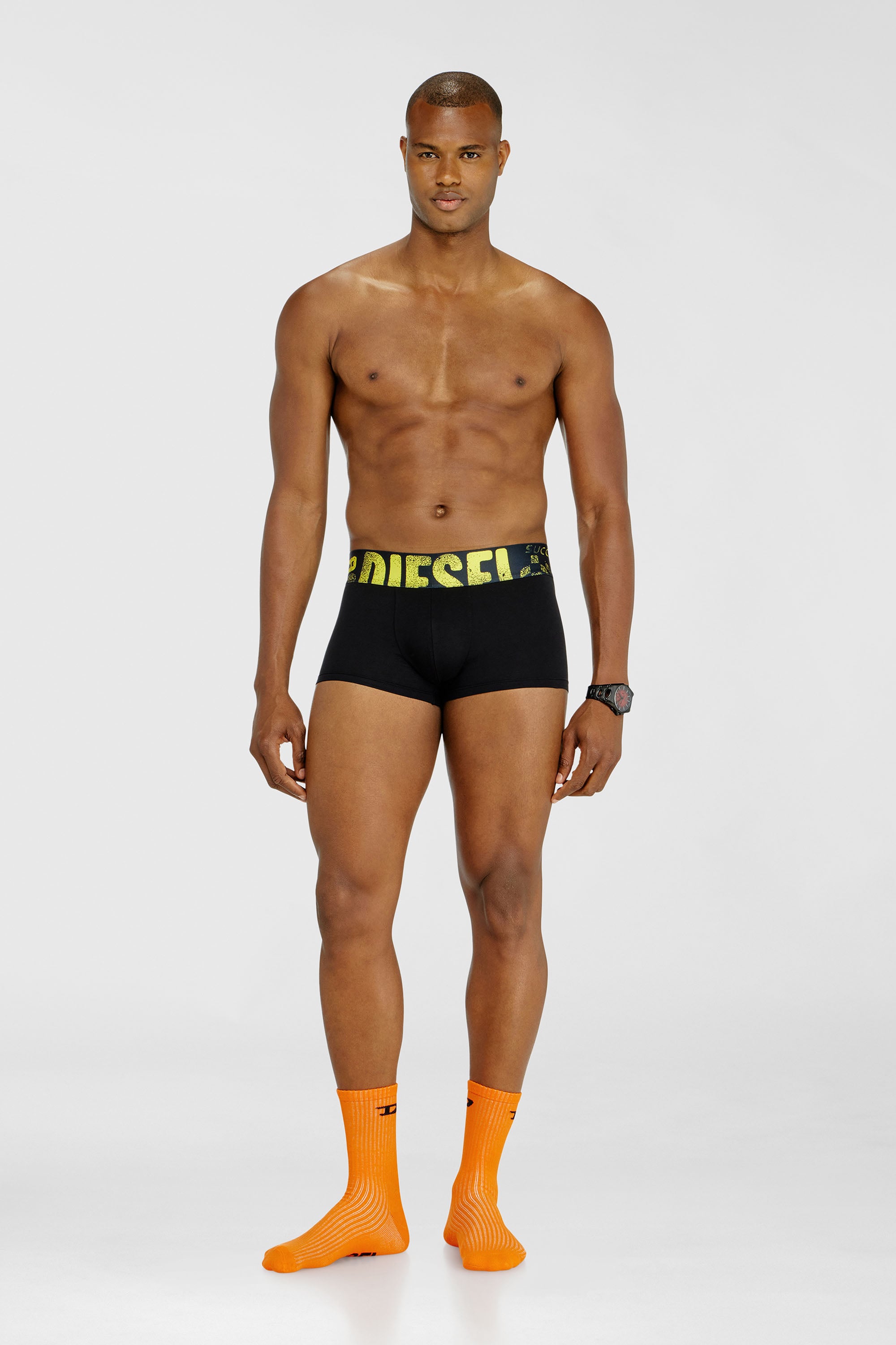 Diesel - UMBX-DAMIENTHREEPACK-5.5EL, Herren 3er-Pack Trunks mit mehrfarbigem Logo in Bunt/Schwarz - 2