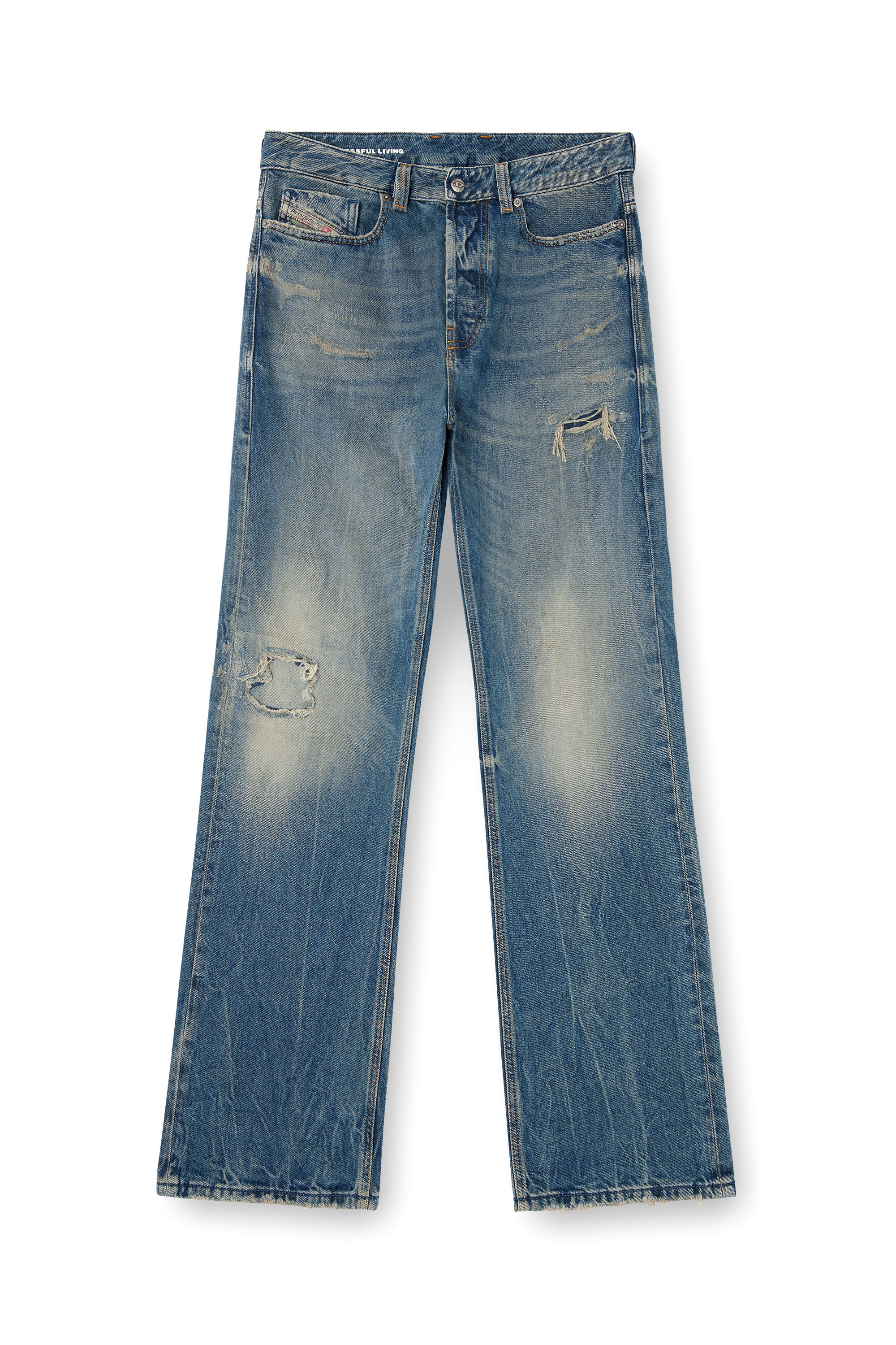 Diesel - Herren Relaxed Jeans 1980 D-Eeper 09M28, Mittelblau - 3