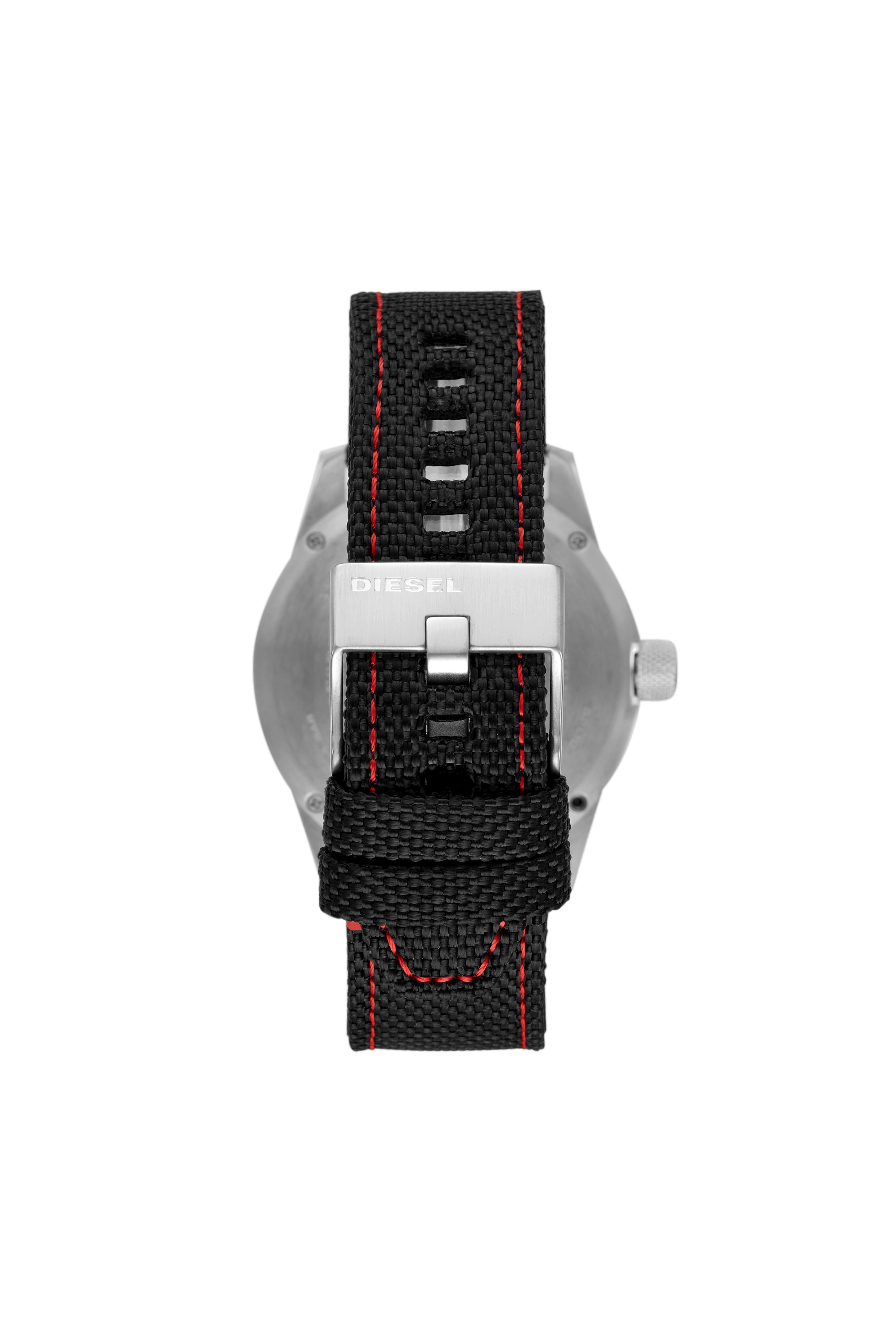 Diesel - DZ1906, Herren Rasp NSBB-Armbanduhr mit drei Zeigern und schwarzem Nylonarmband in Schwarz - 3