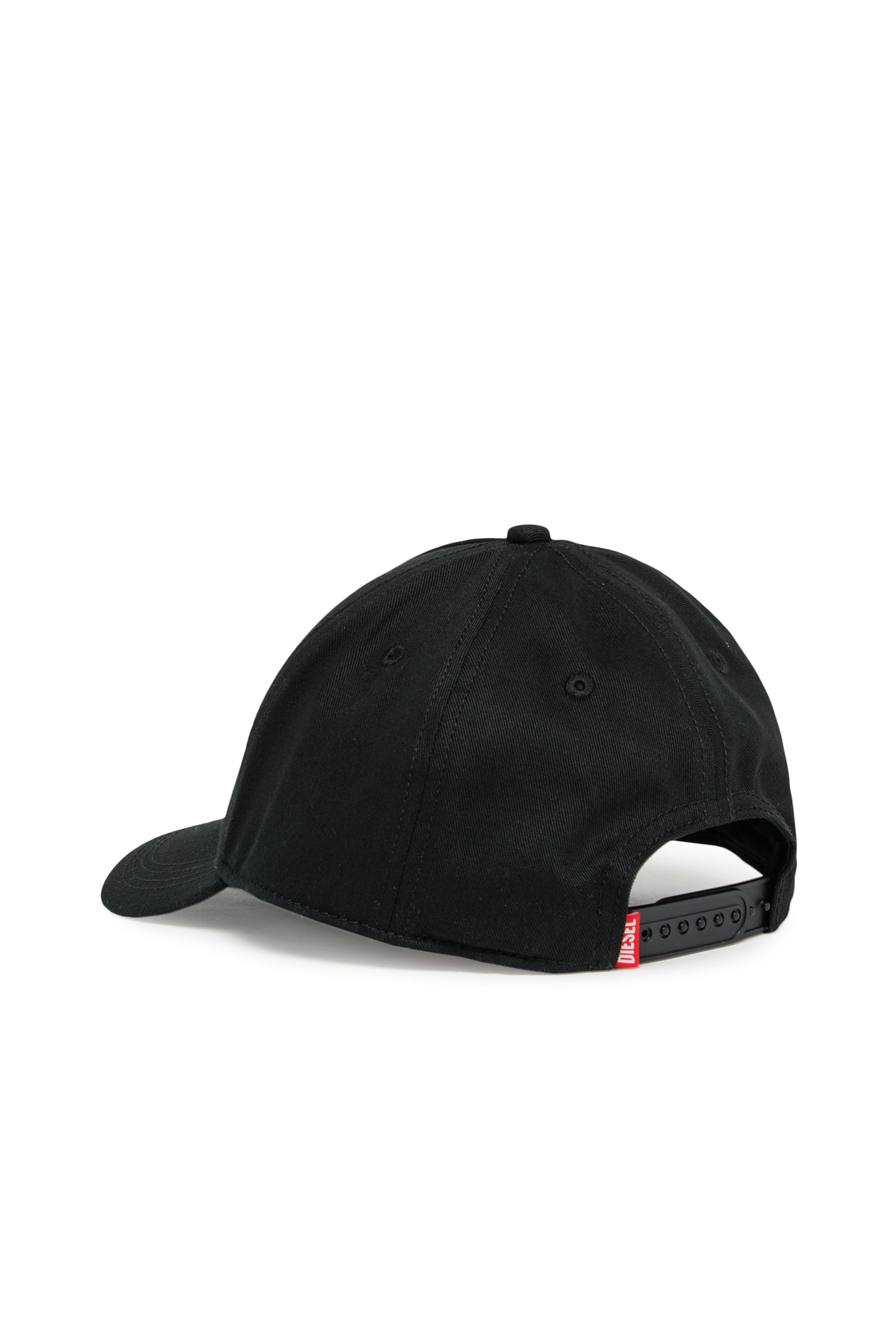 Diesel - FLIMO, Herren Baseballcap mit Oval D Logo-Print in Schwarz - 2