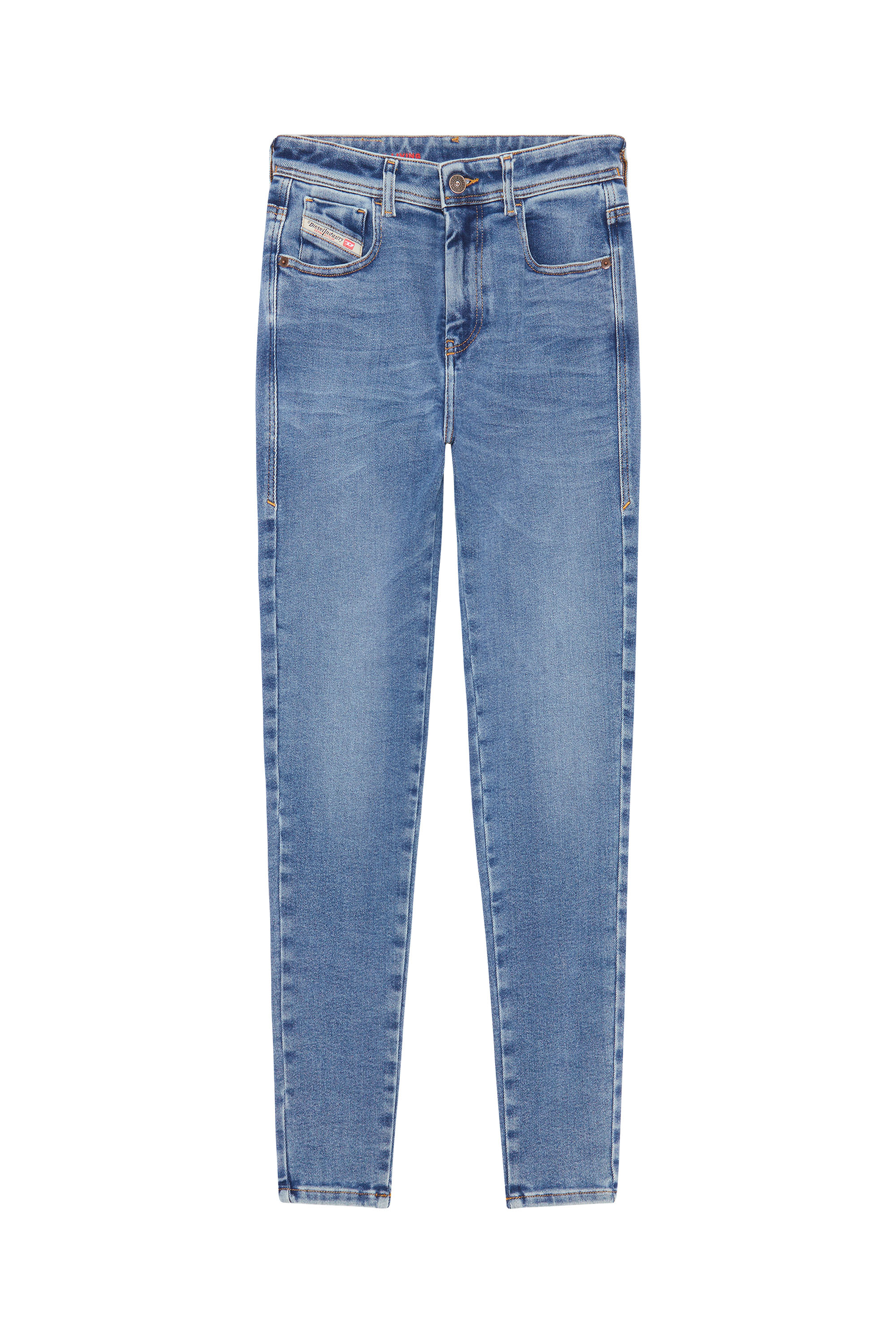 Diesel - Damen Skinny Jeans 1984 Slandy-High 09D62, Mittelblau - 1