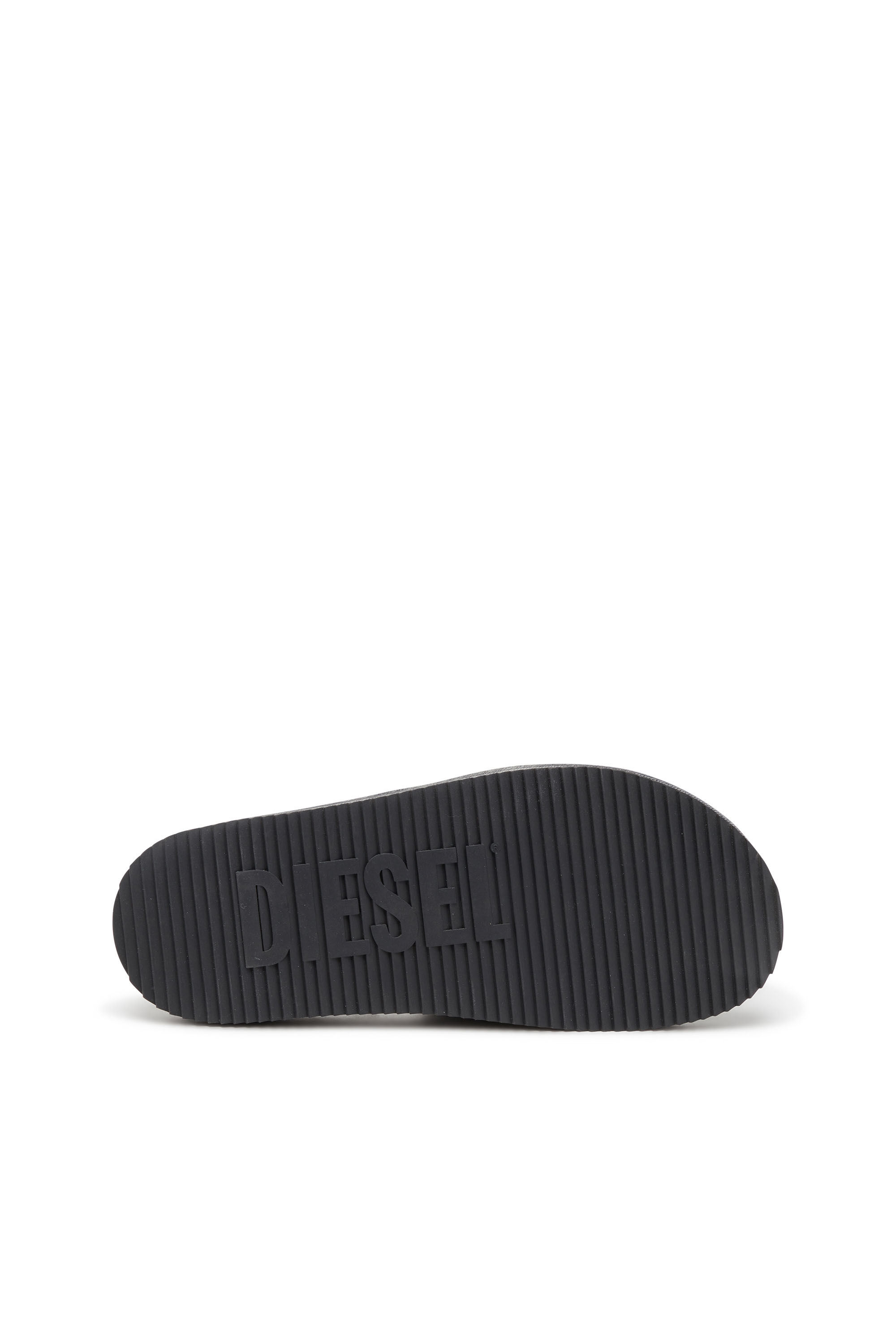 Diesel - SA-SLIDE D OVAL W, Damen Sa-Slide D-Slide-Sandaletten mit Oval D-Riemen in Schwarz - 4