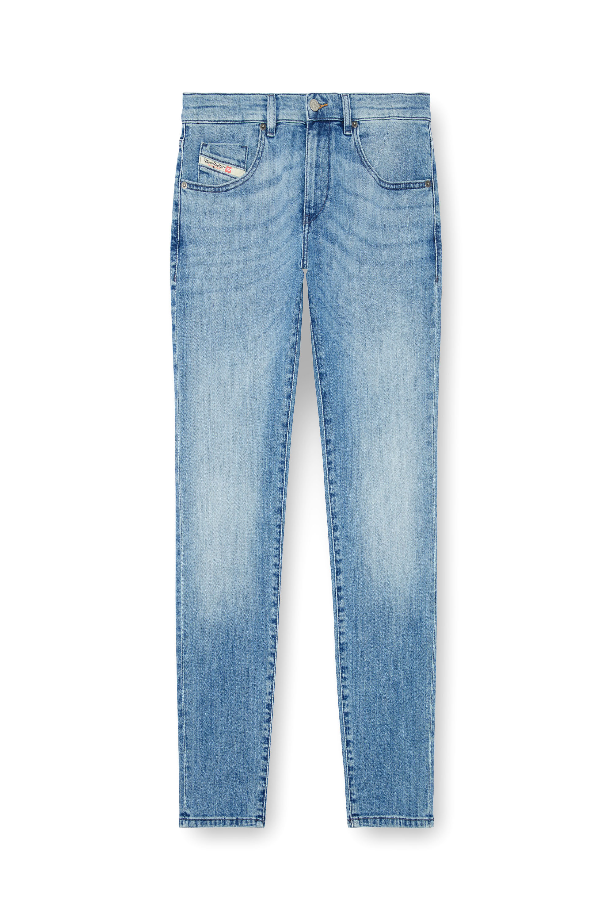 Diesel - Herren Slim Jeans 2019 D-Strukt 0GRDI, Hellblau - Image 3