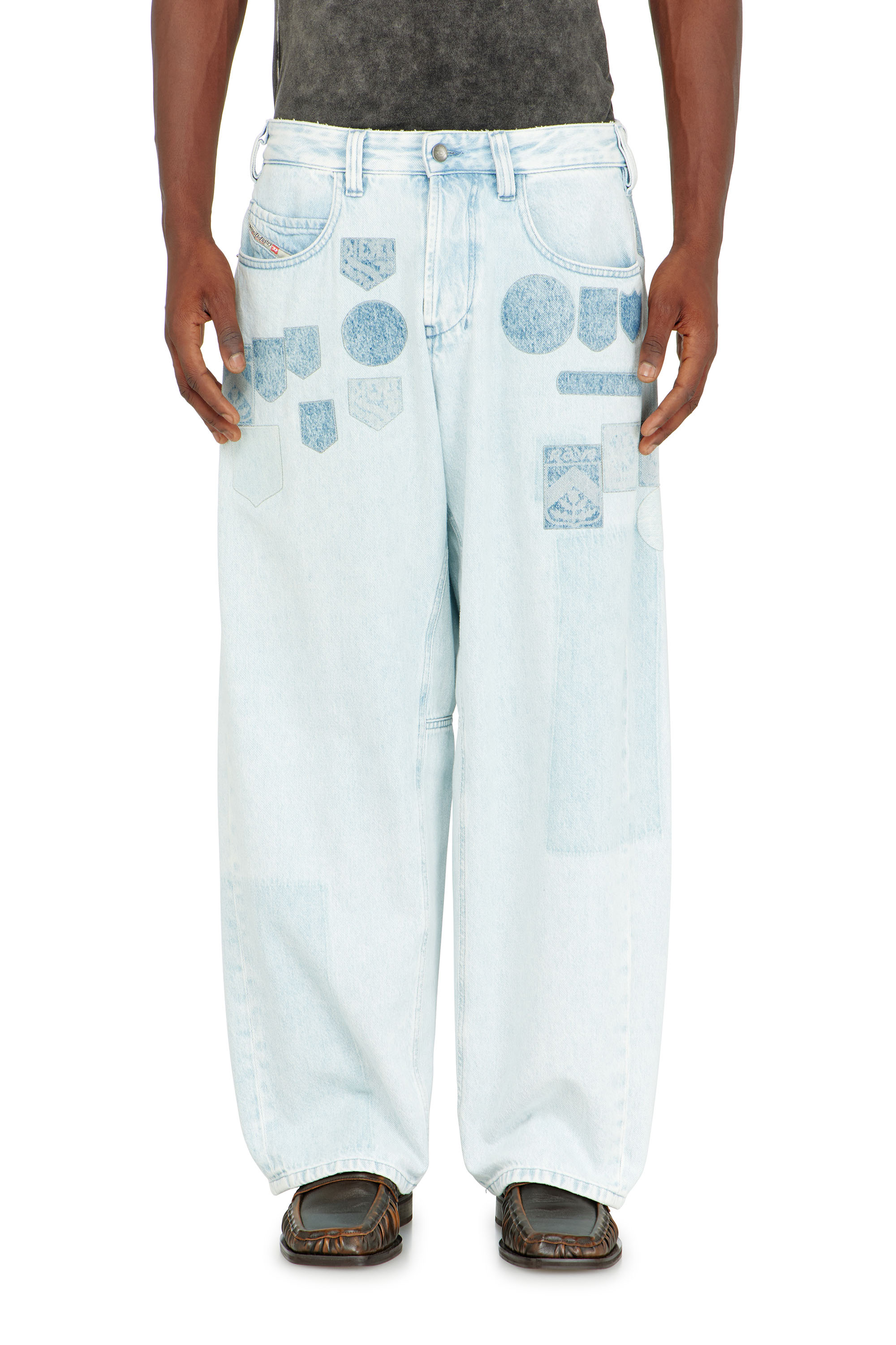 Diesel - Unisex Relaxed Jeans 1997 D-Enim-M 0IFBQ, Hellblau - 4