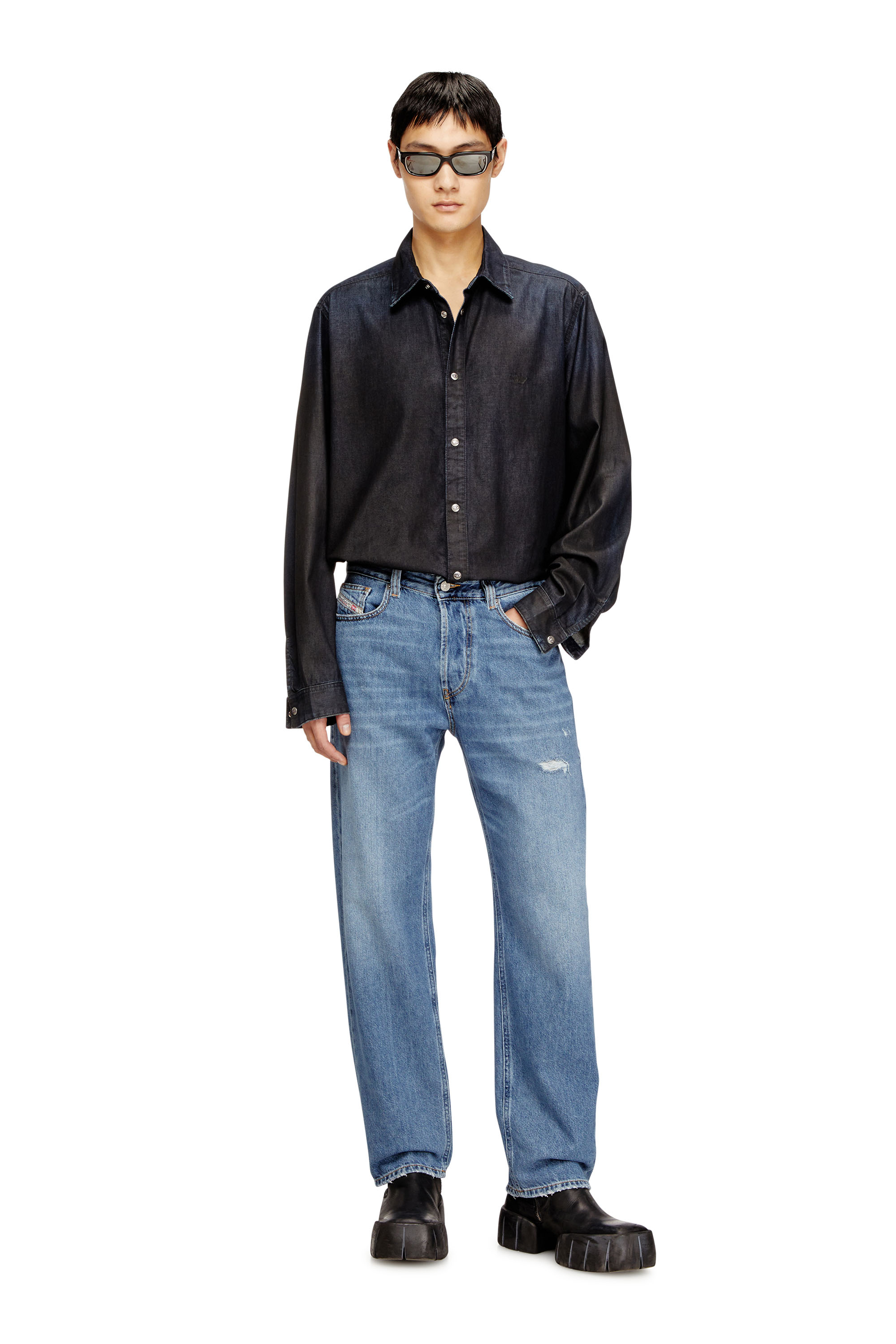 Diesel - Herren Regular Jeans 2024 D-Macs 09N69, Hellblau - 1