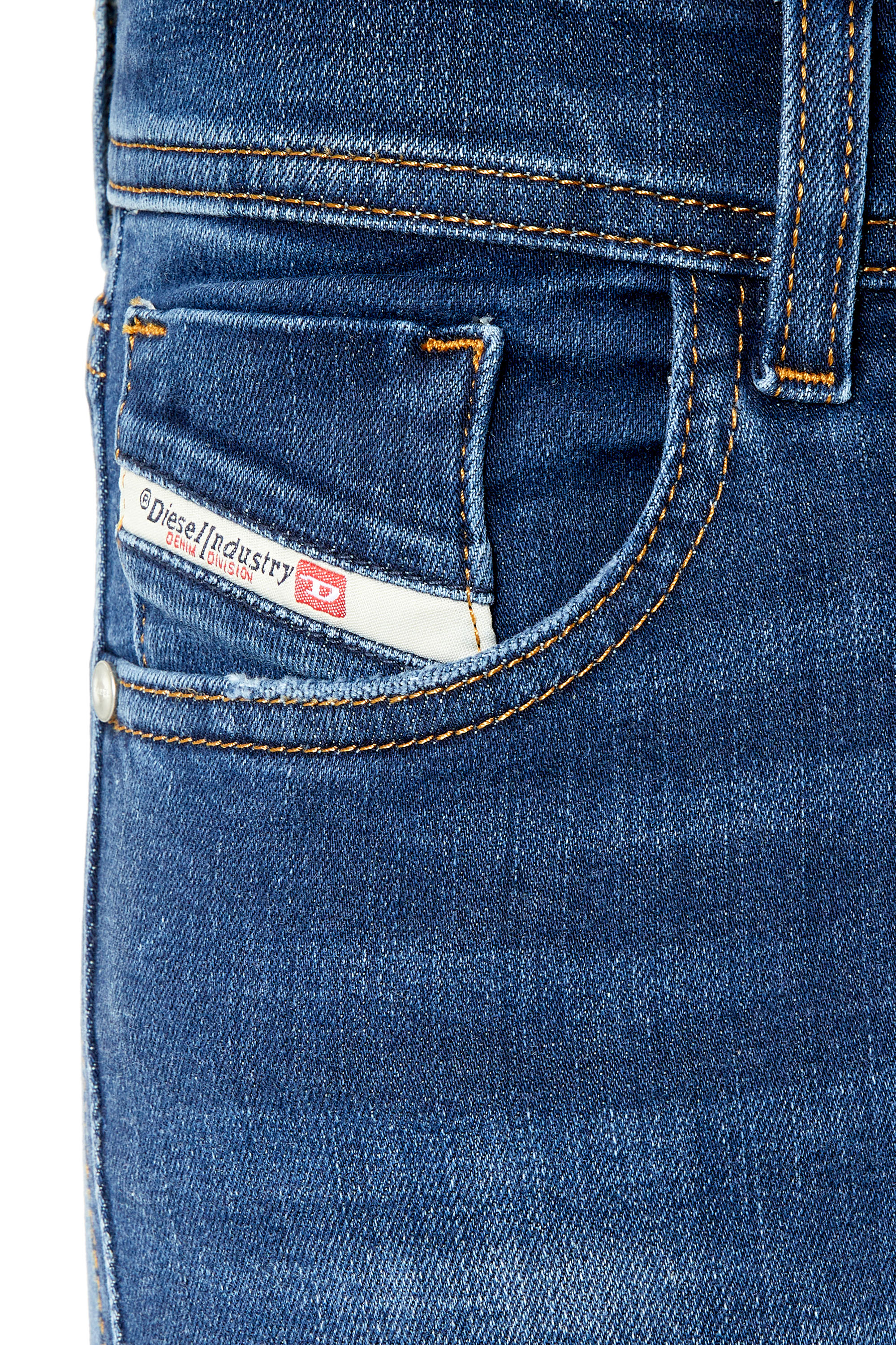 Diesel - 2017 Slandy E09CX Super skinny Jeans, Dunkelblau - Image 3