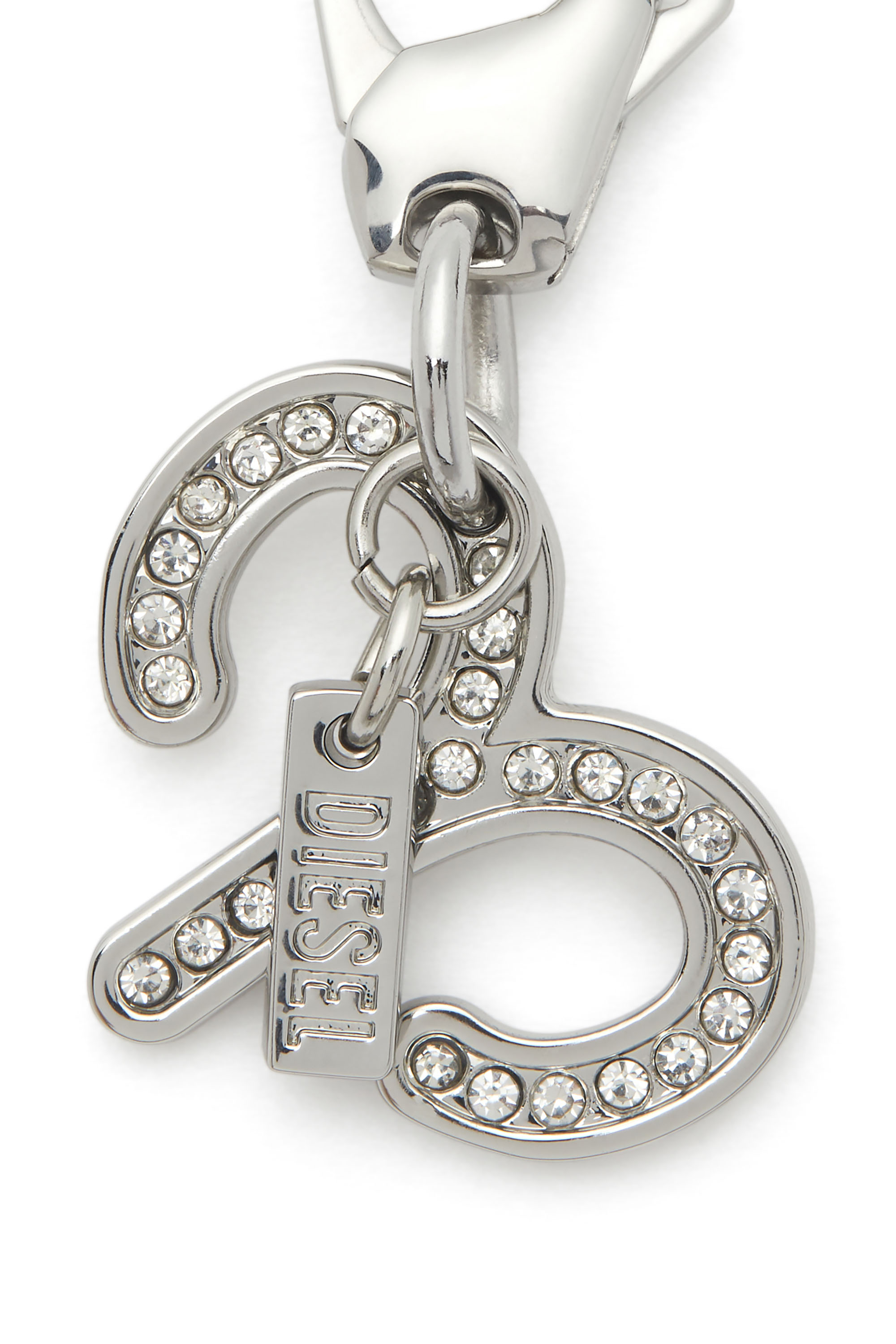 Diesel - CHARM ARIES, Unisex's Metal Aries charm with rhinestones in Silver - 2