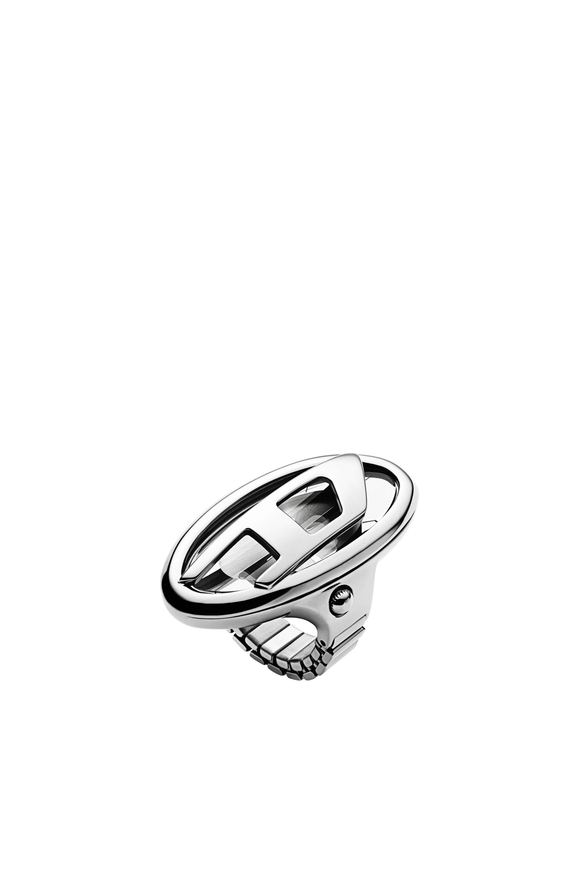 Diesel - DZ5623 WATCH, Damen D-Era Edelstahl Ringuhr in Silber - 1