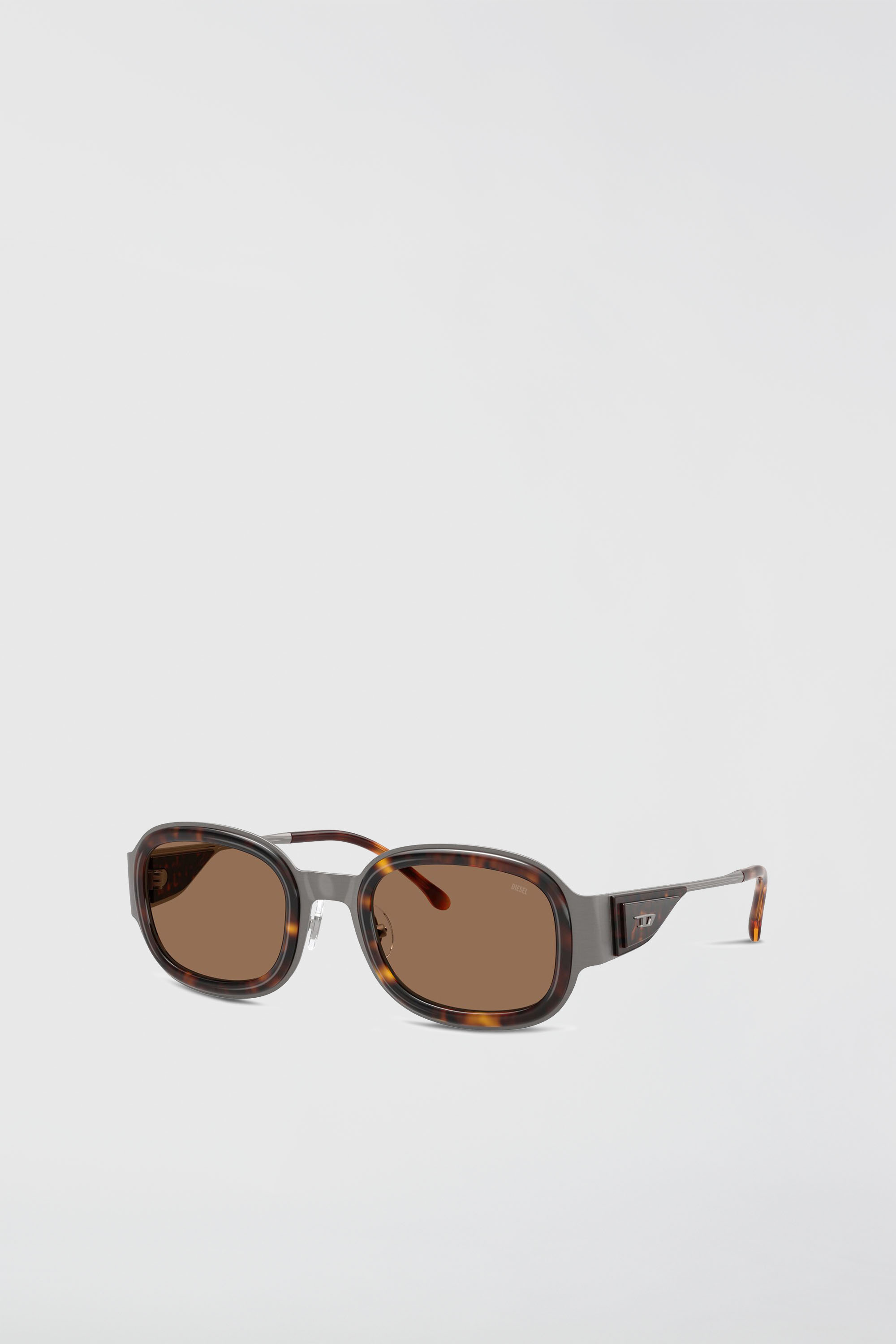 Diesel - 0DL1020, Unisex Quadratische Sonnenbrillen in Braun - 2