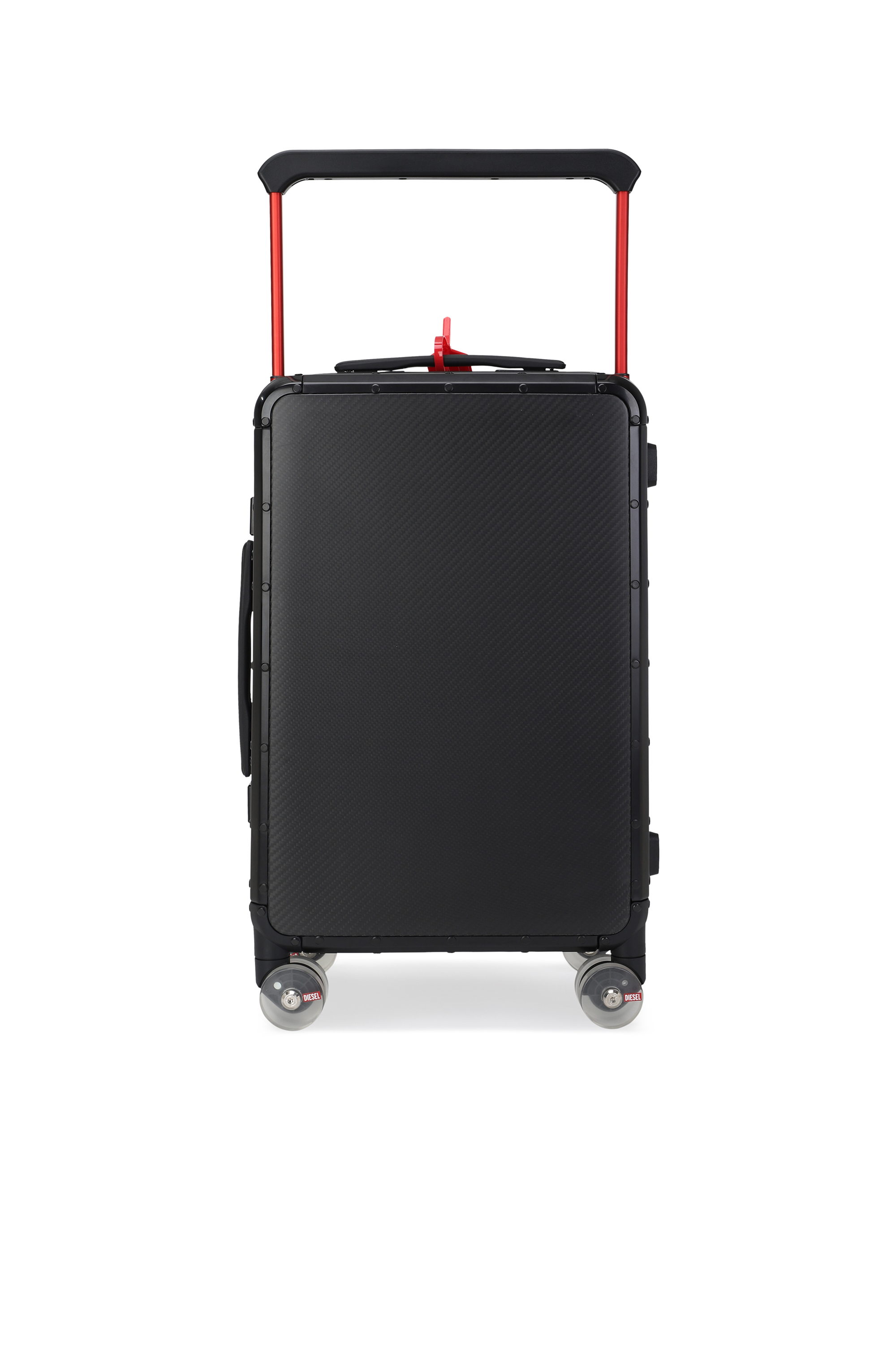 Diesel - DIESEL CARBON FIBER TROLLEY-BLACK- DSL00, Unisex Koffer aus Kohlefaser Gr&ouml;&szlig;e S in Schwarz - 2