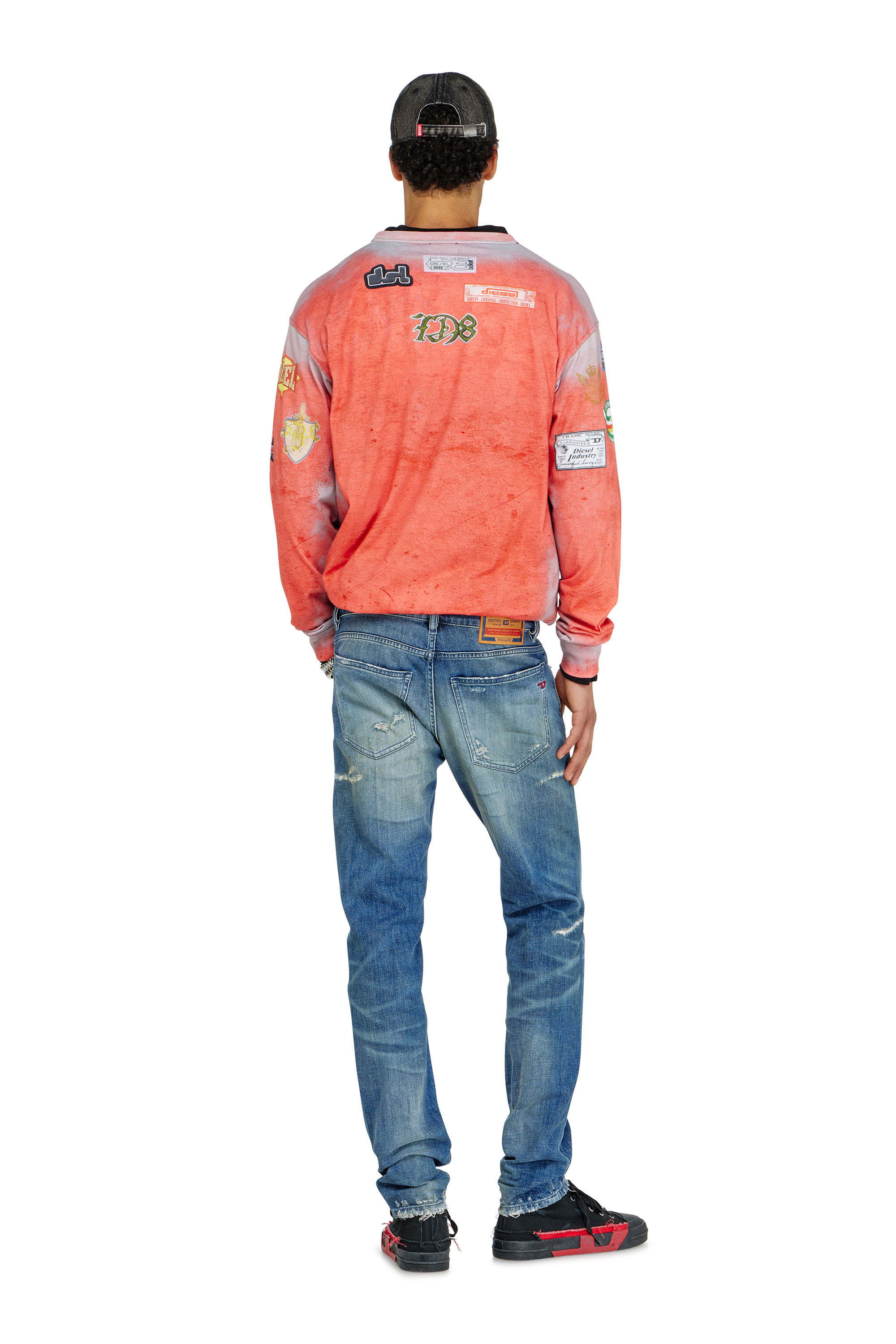 Diesel - Herren Slim Jeans 2019 D-Strukt 007EN, Mittelblau - 3