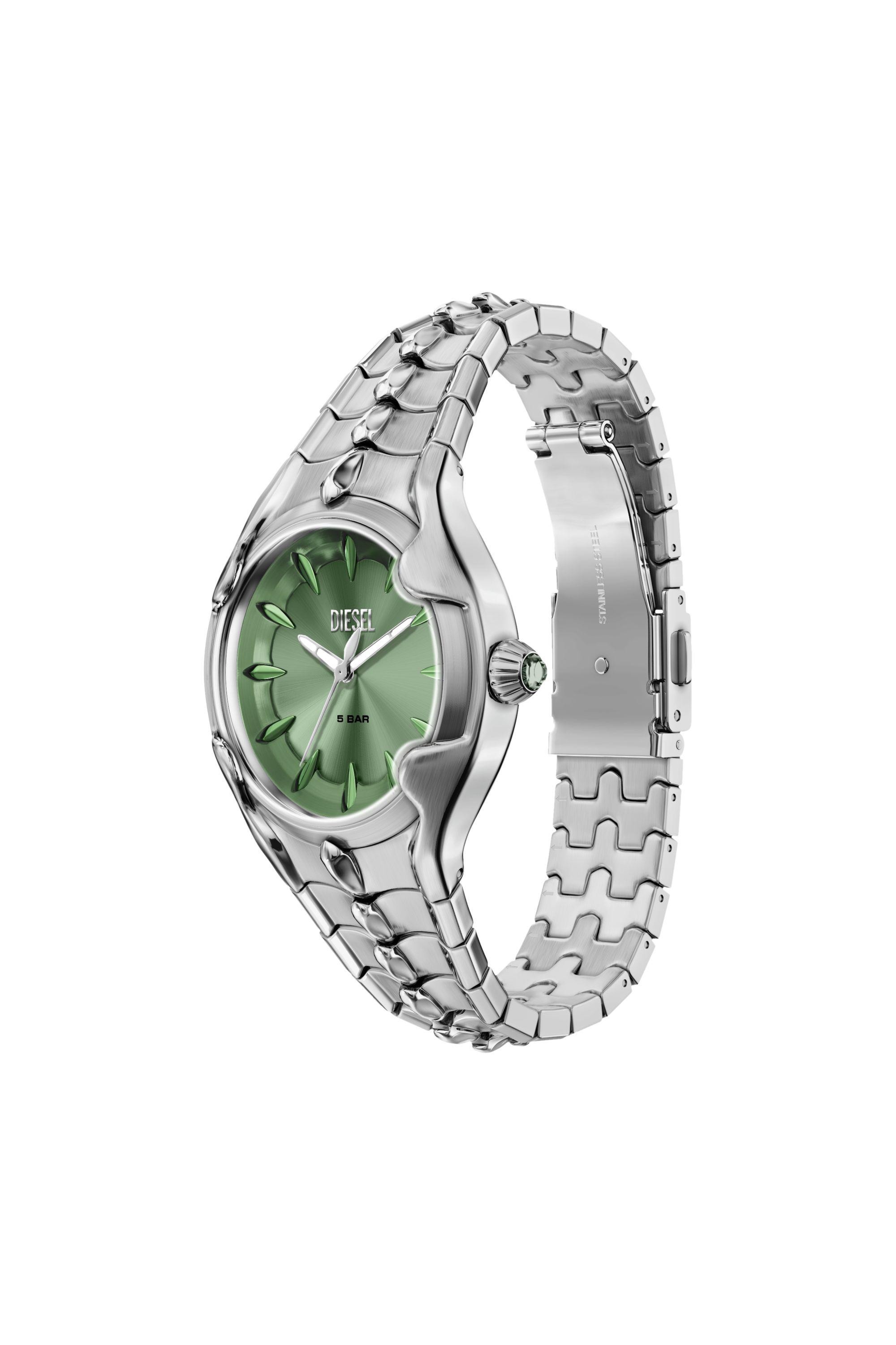 Diesel - DZ5632 WATCH, Herren Vert Edelstahl-Uhr in Silber - 4