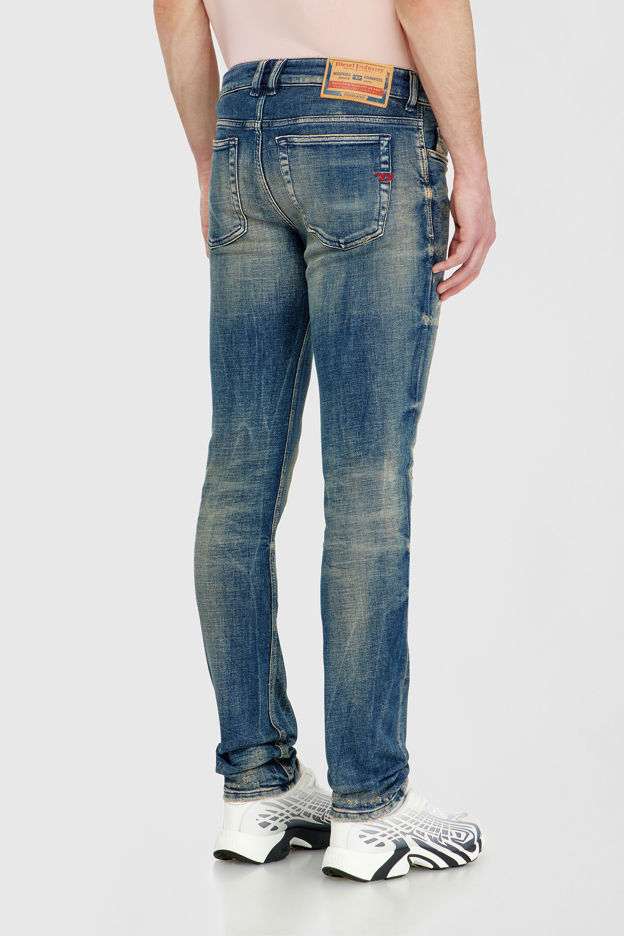 Diesel - Herren Skinny Jeans 1979 Sleenker 09P68, Dunkelblau - 5