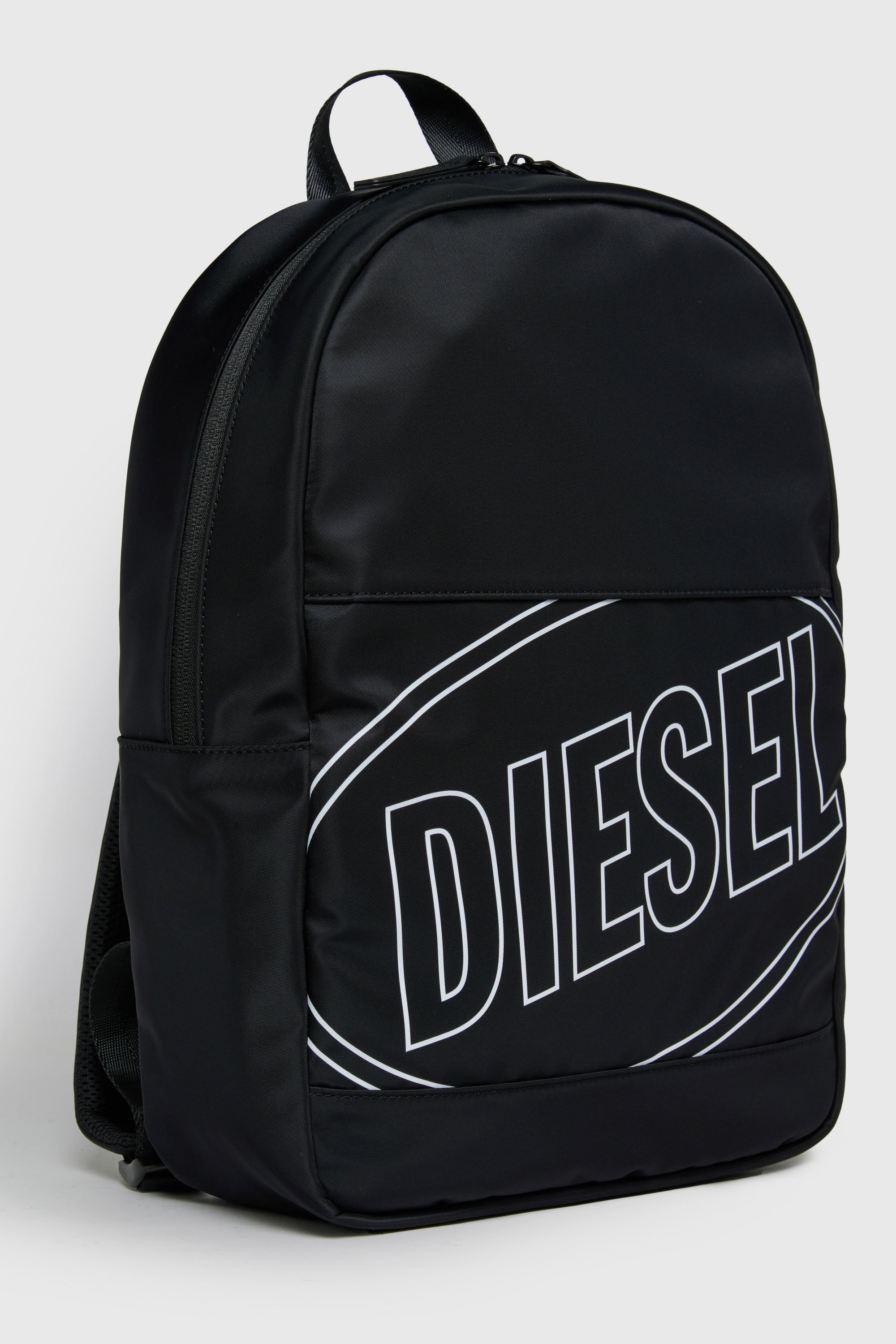 Diesel - WCIRCLE, Herren WCIRCLE - Nylon-Rucksack mit Logo-Print in Schwarz - 3