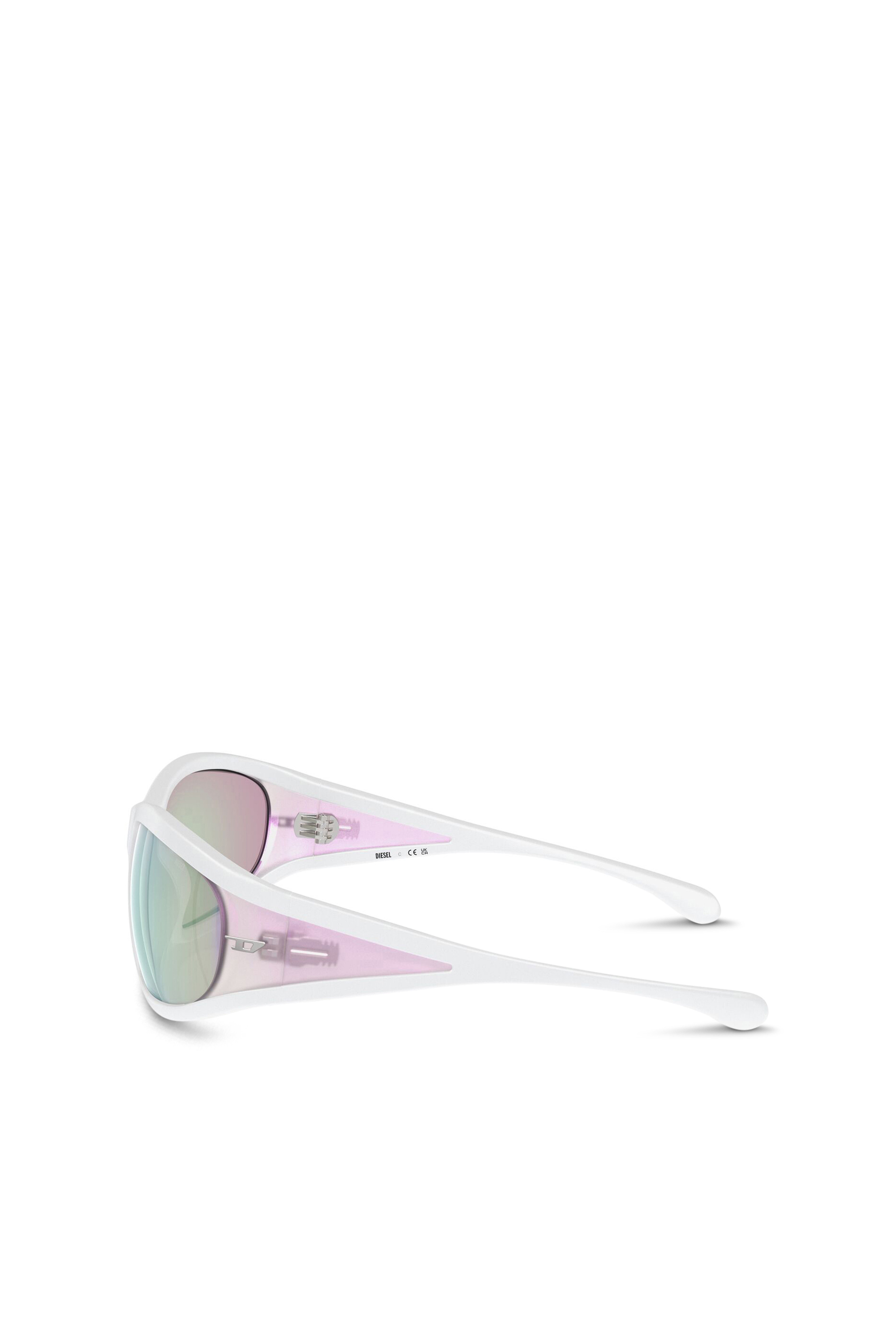 Diesel - 0DL3002, Unisex Sonnenbrille aus acetat mit rechteckigen gläsern in Bubble - 2