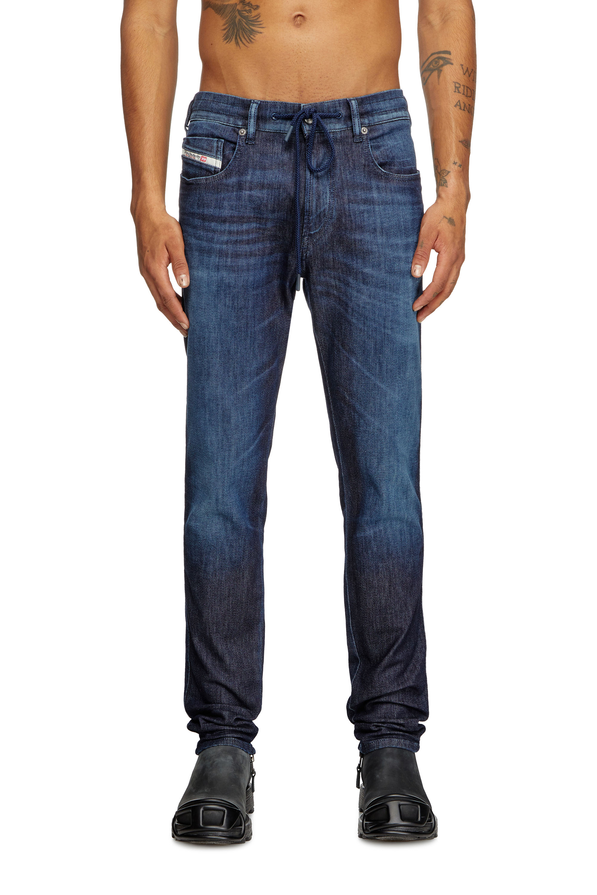 Diesel - Herren Slim 2060 D-Strukt Joggjeans® 09L11, Dunkelblau - 1