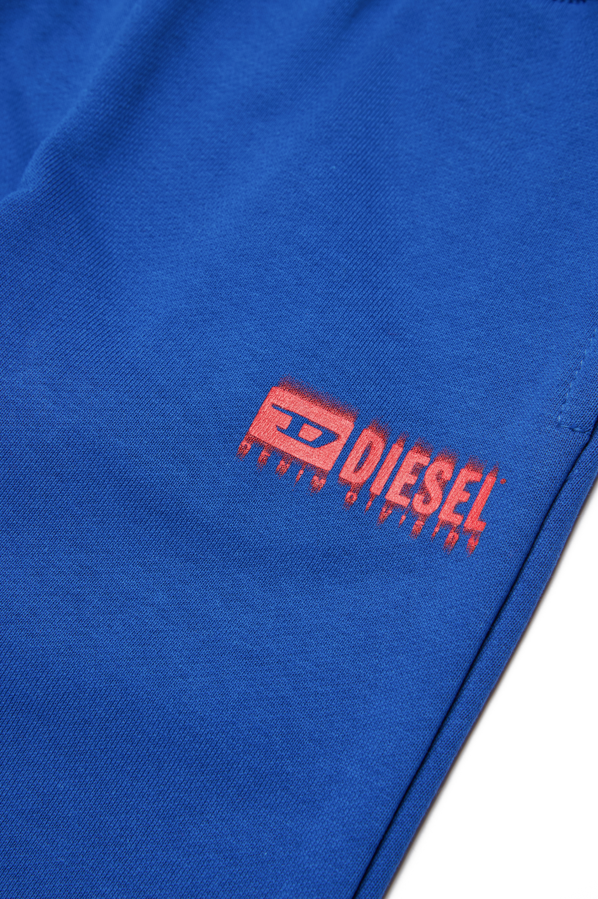 Diesel - PBASEB, Unisex Sweathose mit verschmiertem Logo in Blau - Image 4