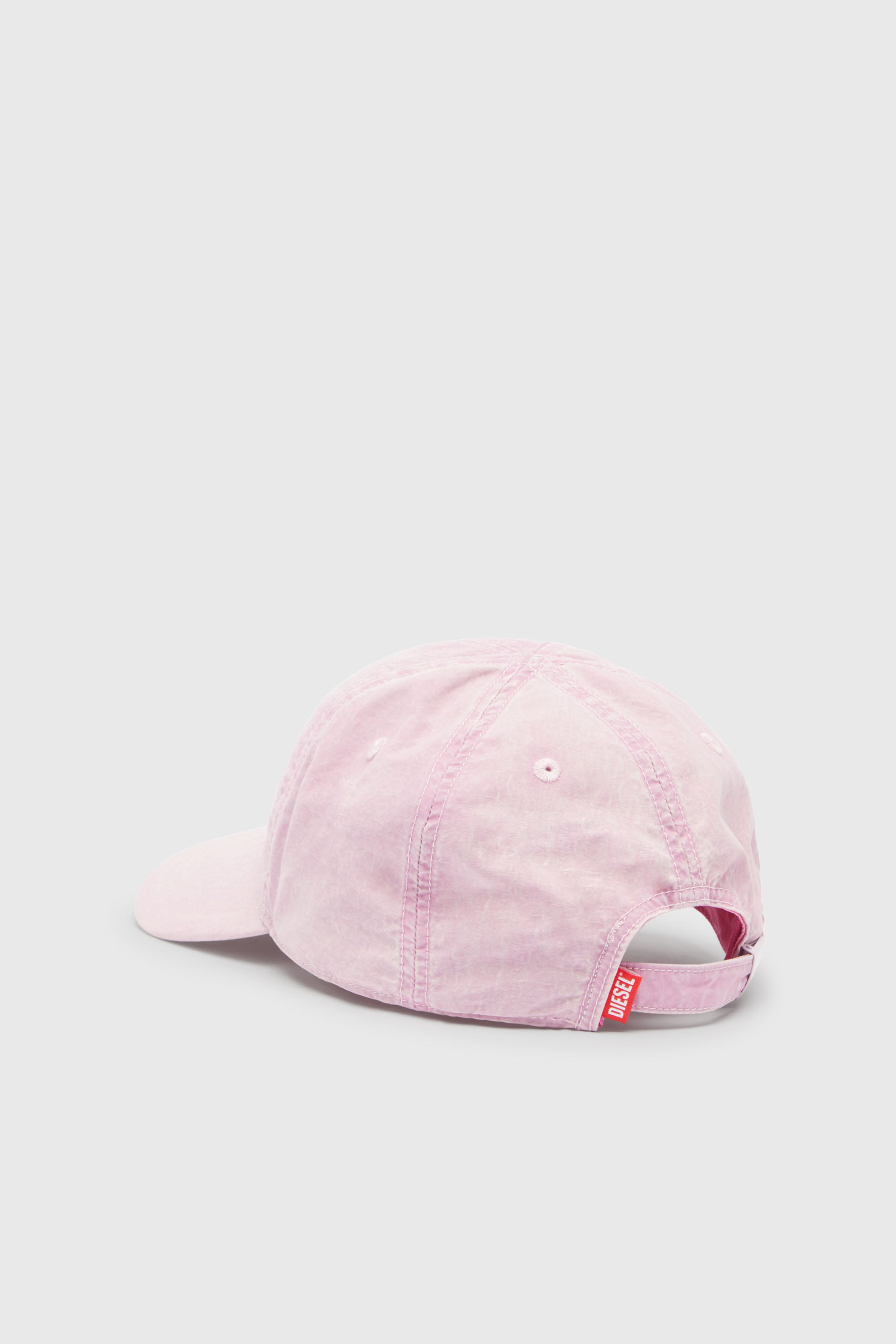 Diesel - C-NYLOFF, Herren Baseballkappe mit gesticktem Oval D in Rosa - 2