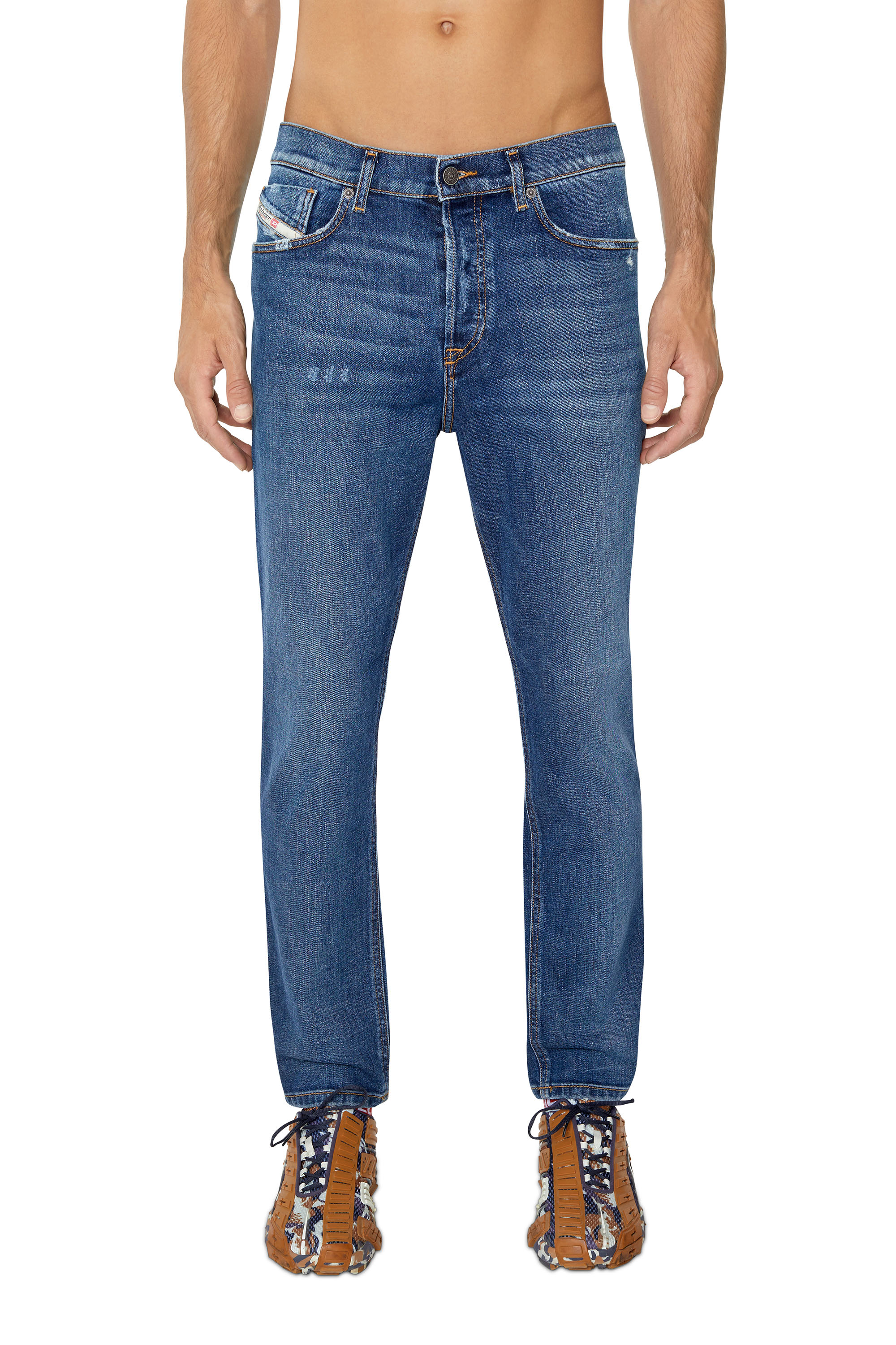 Diesel - 2005 D-Fining 09E45 Tapered Jeans, Mittelblau - Image 1