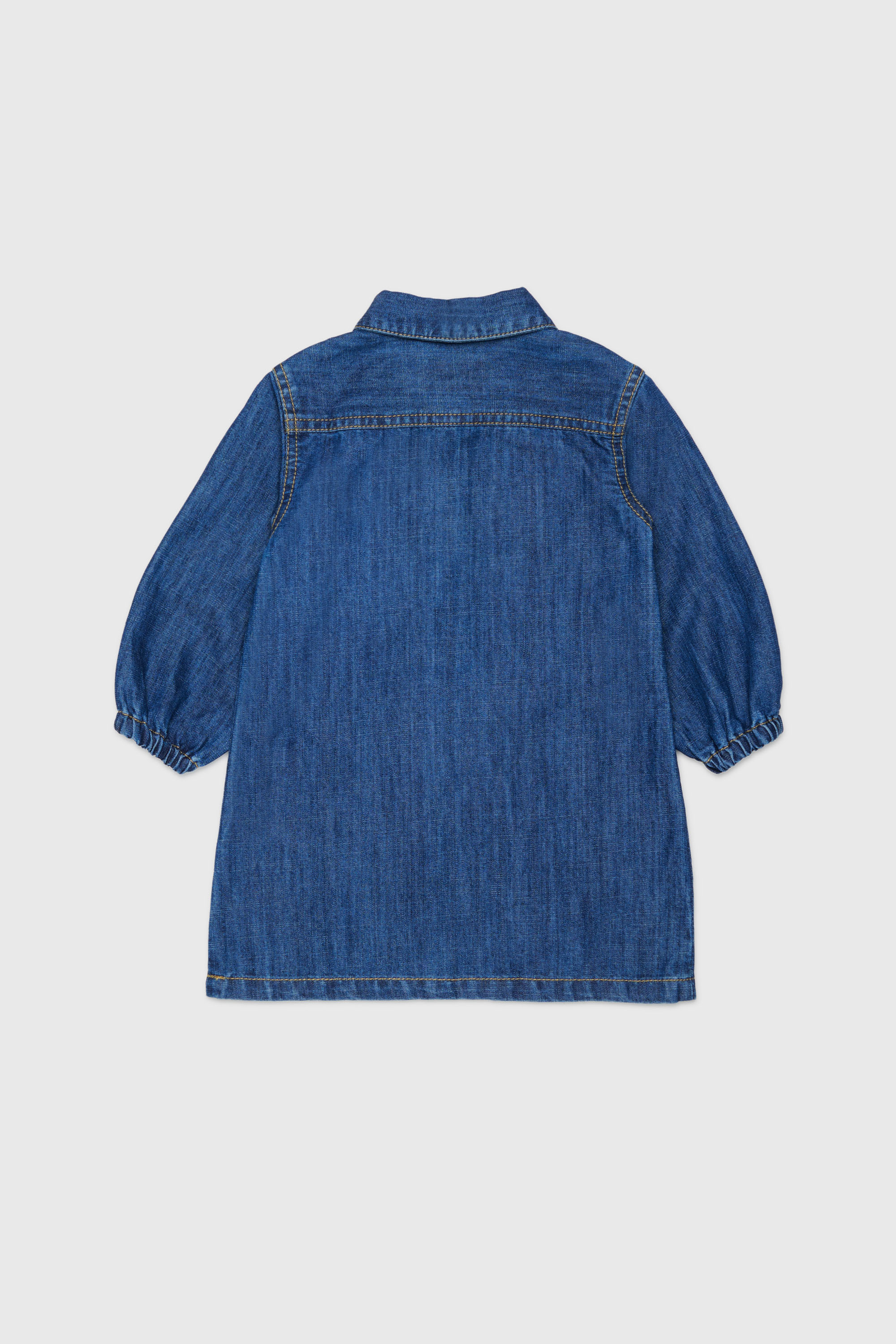 Diesel - DELBIB, Damen Jeanskleid mit Oval D Logo-Stickerei in Mittelblau - 2