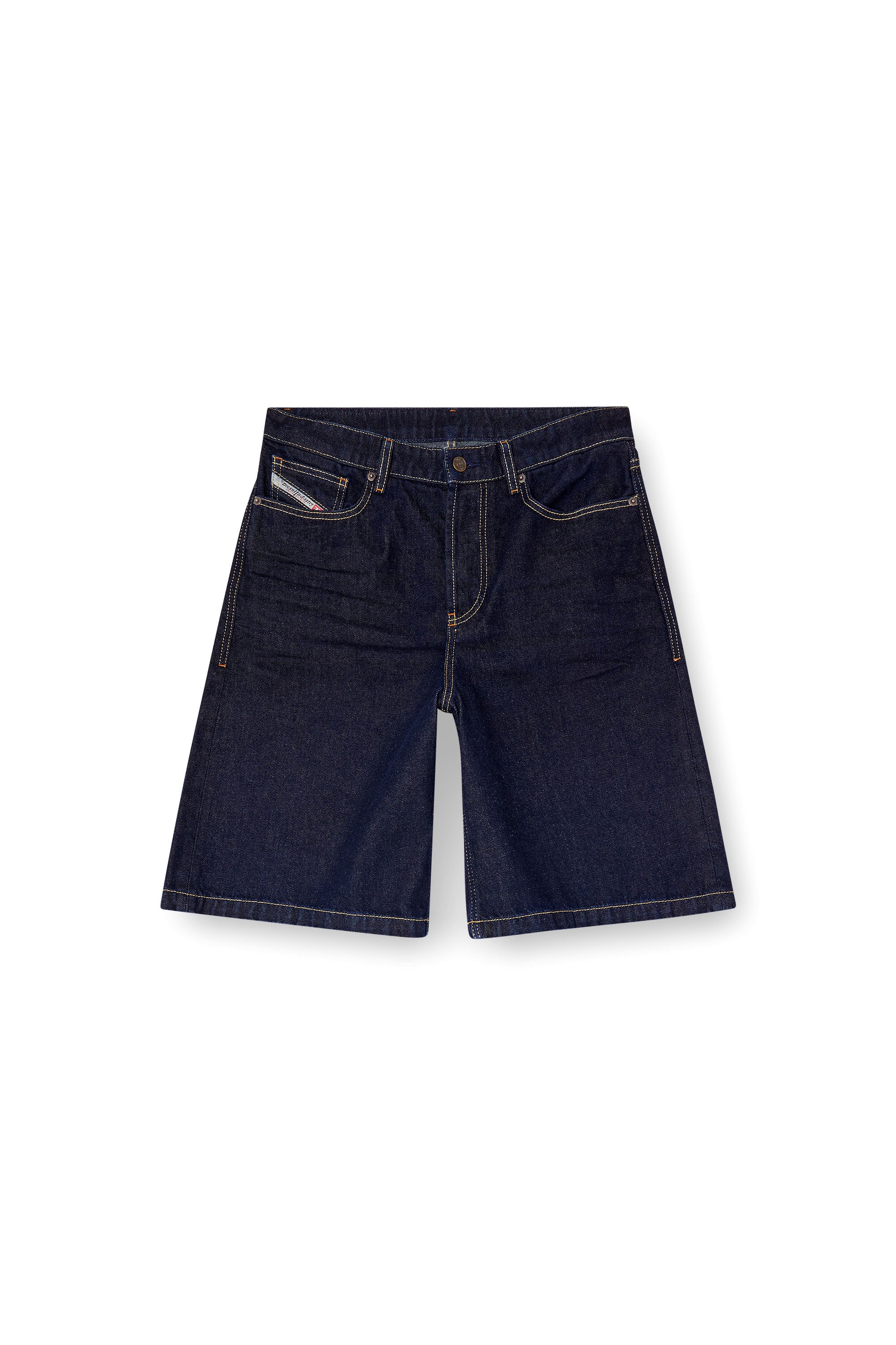 Diesel - DE-SIRE-SHORT, Damen Shorts aus Denim mit cleaner Waschung in Dunkelblau - 2
