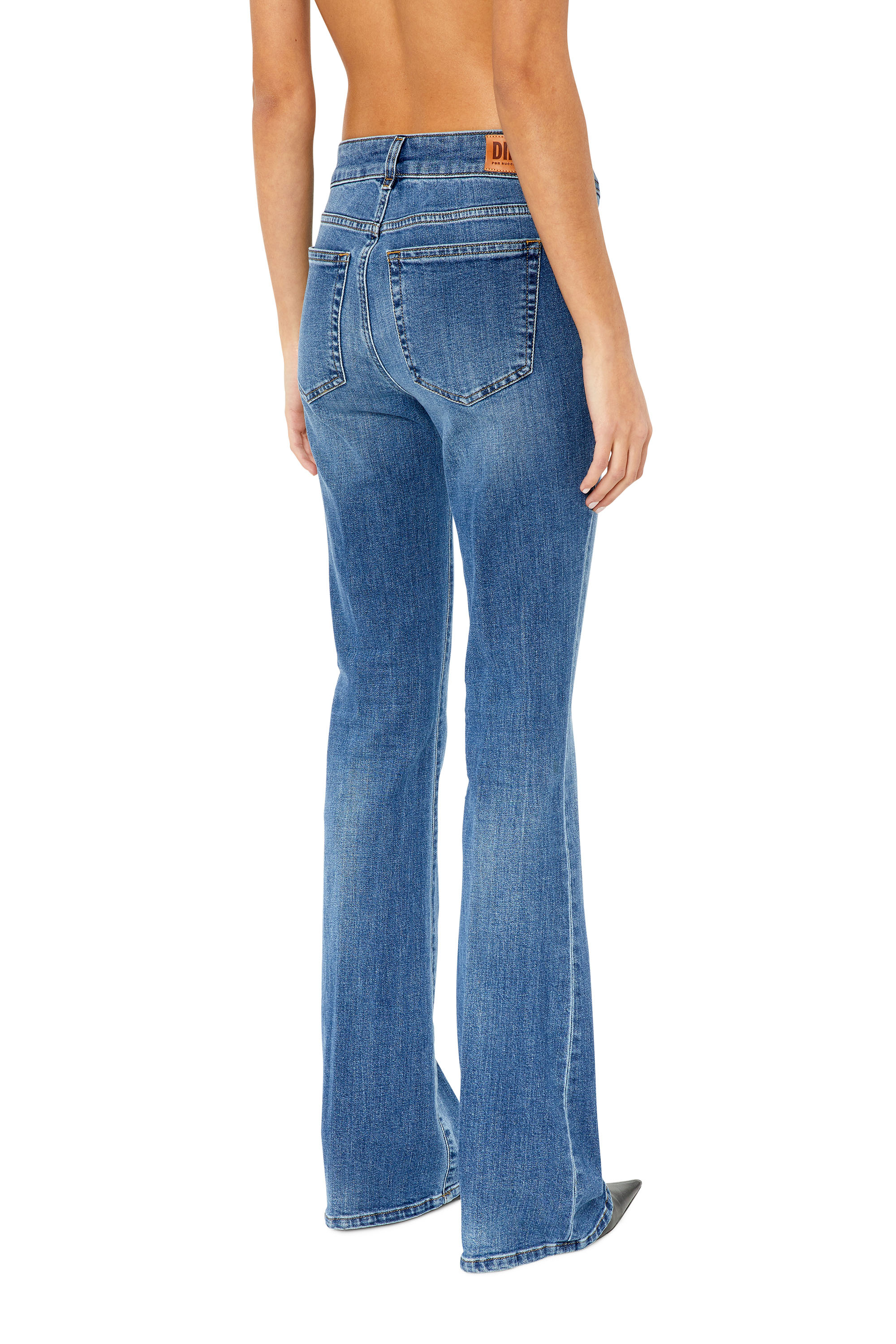 Diesel - 1969 D-Ebbey E86AM Bootcut and Flare Jeans, Mittelblau - Image 2