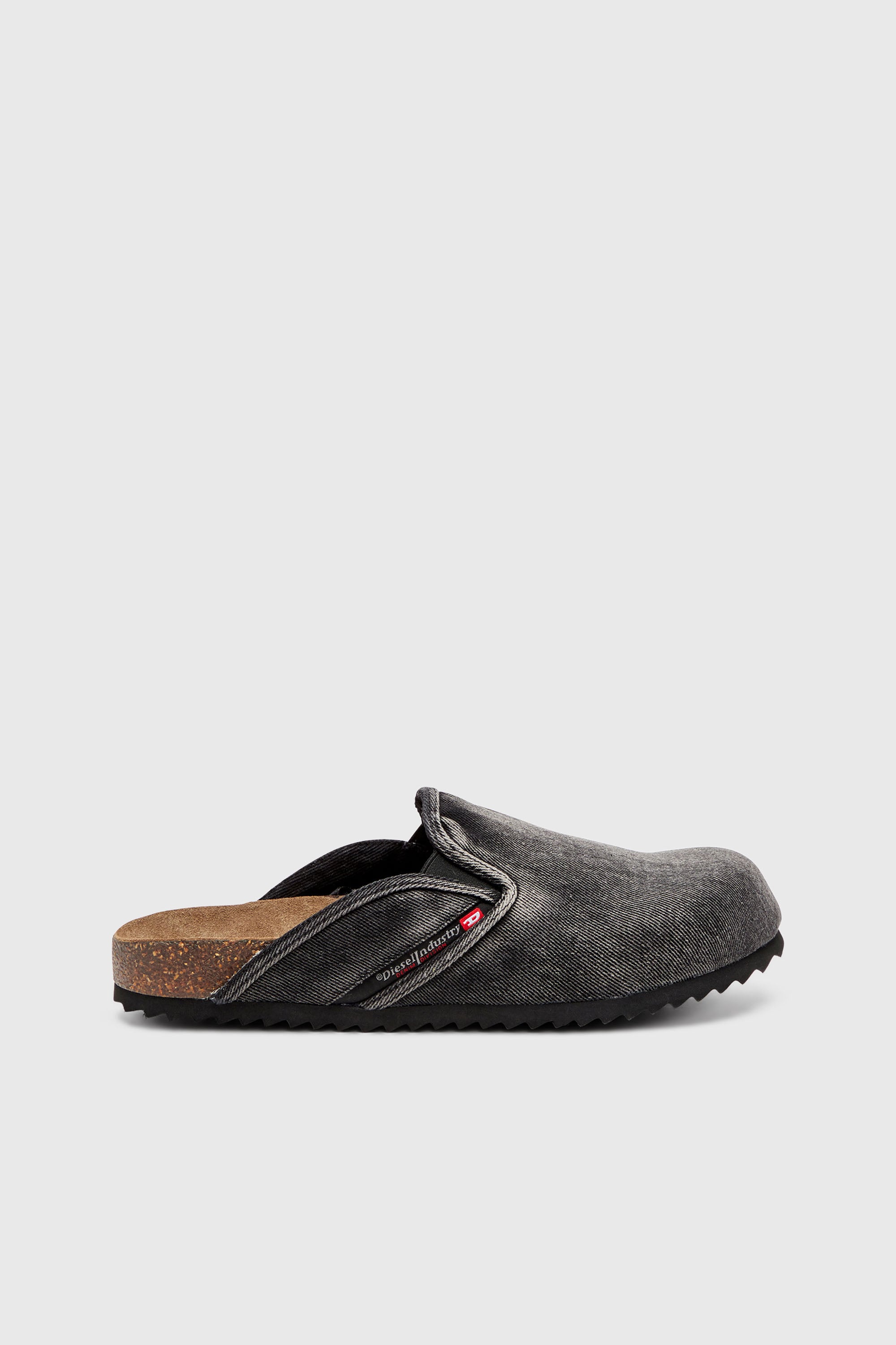 Diesel - D-WOODSTOCK SLIP-ON, Herren D-Woodstock-Mules aus Denim in Schwarz - 1