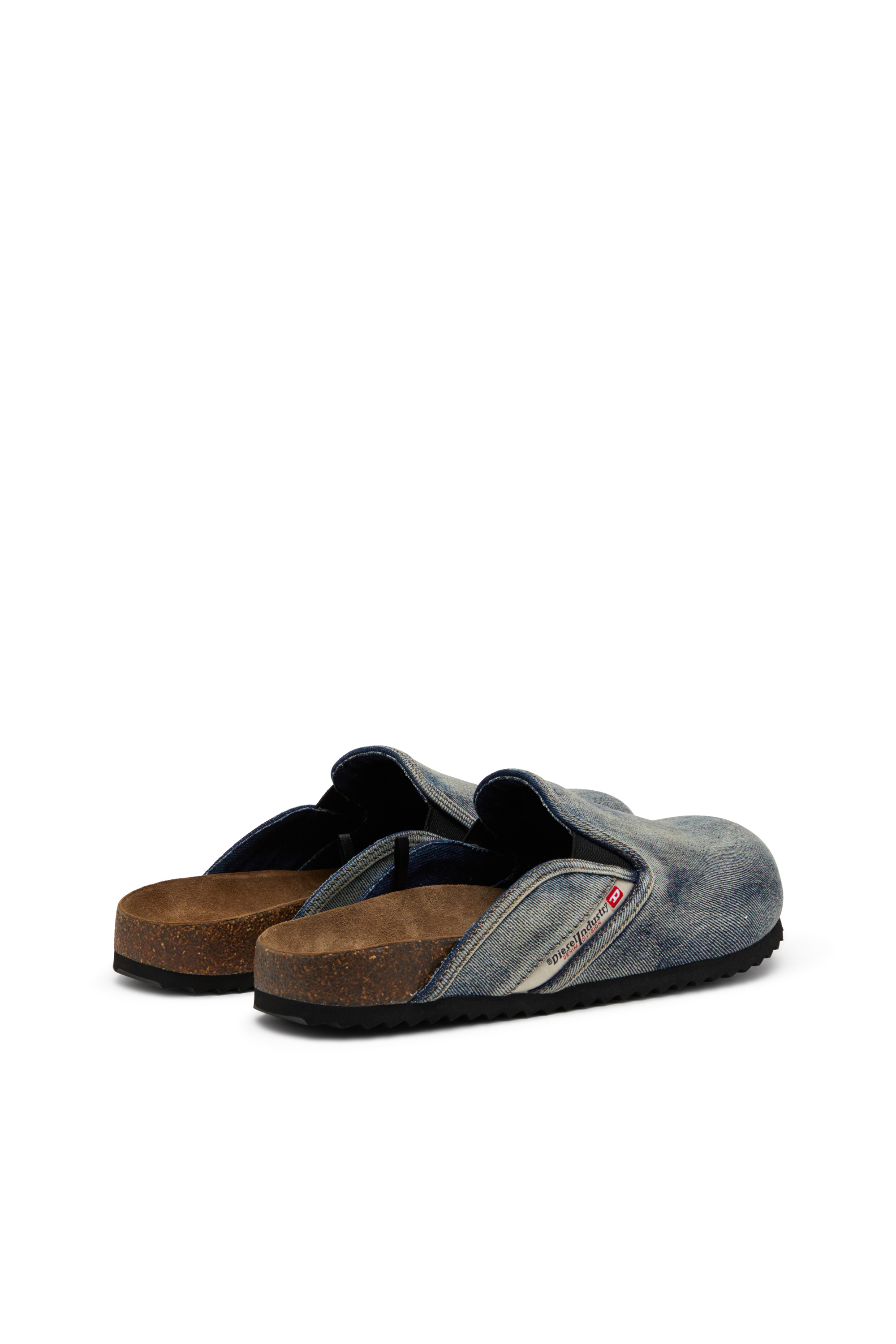 Diesel - D-WOODSTOCK SLIP-ON, Herren D-Woodstock-Mules aus Denim in Dunkelblau - 3