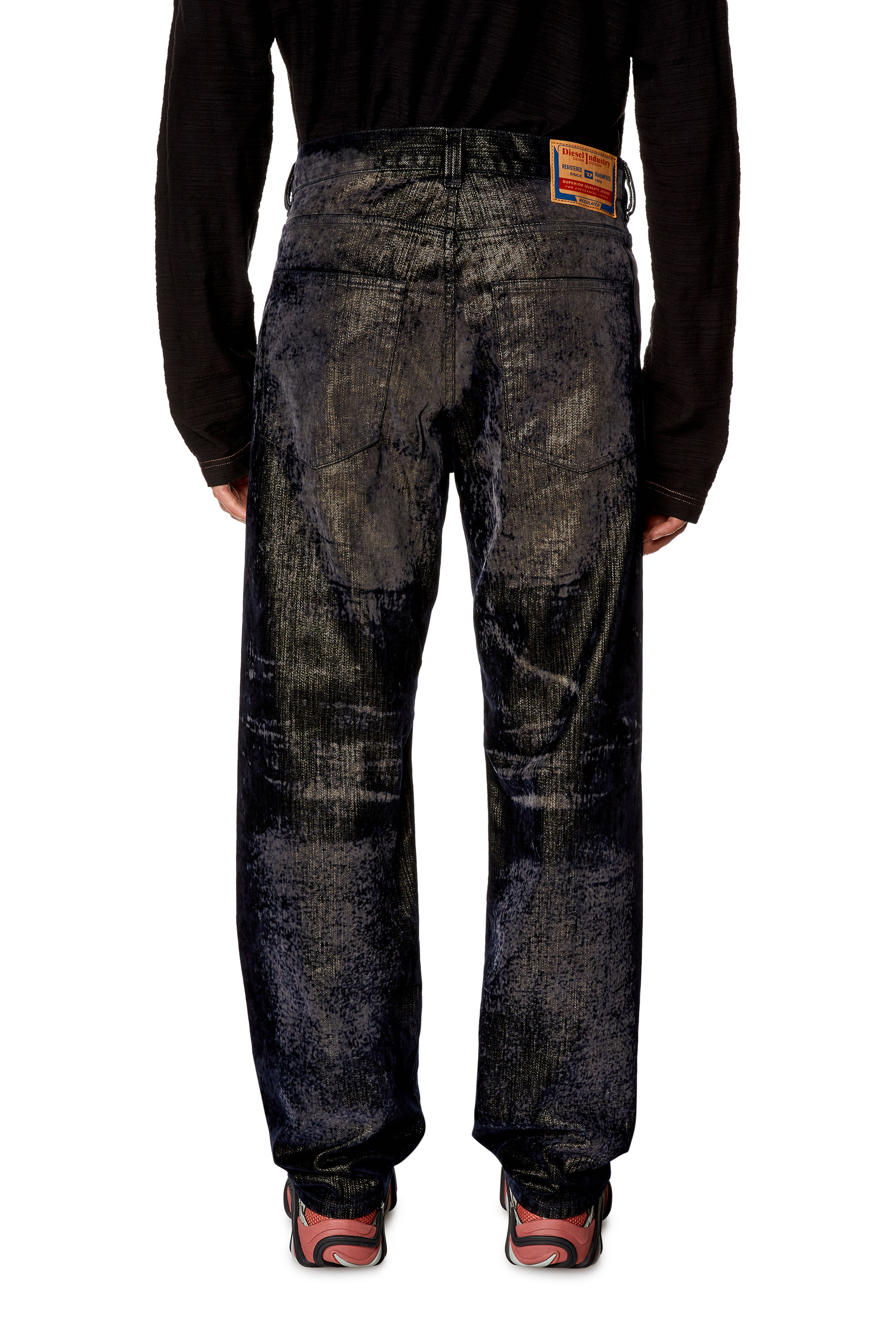 Diesel - Straight Jeans 2010 D-Macs 09I49, Schwarz/Dunkelgrau - Image 3