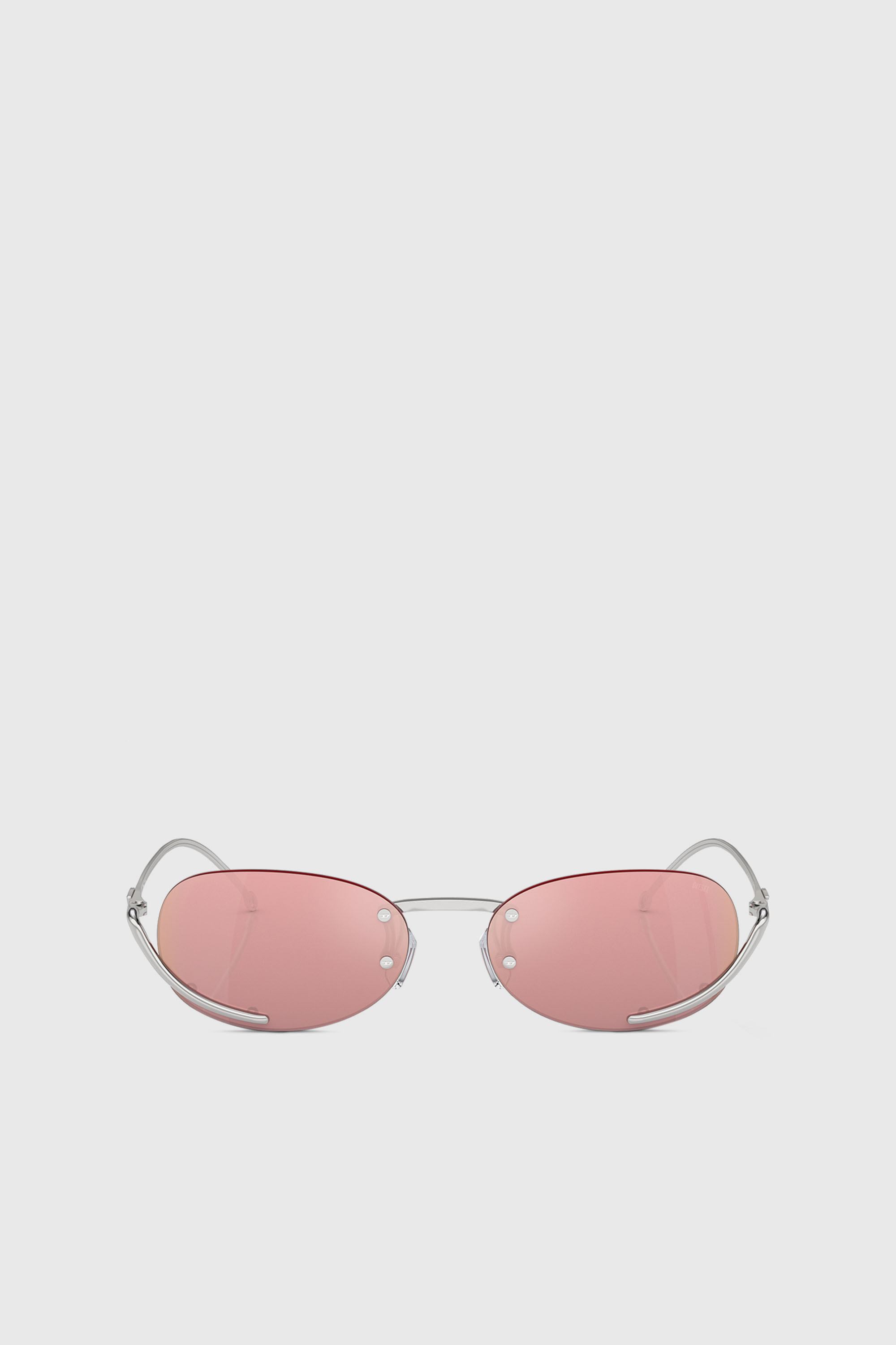 Diesel - 0DL1004, Unisex Ovaler Modell Brille in Rosa - 1