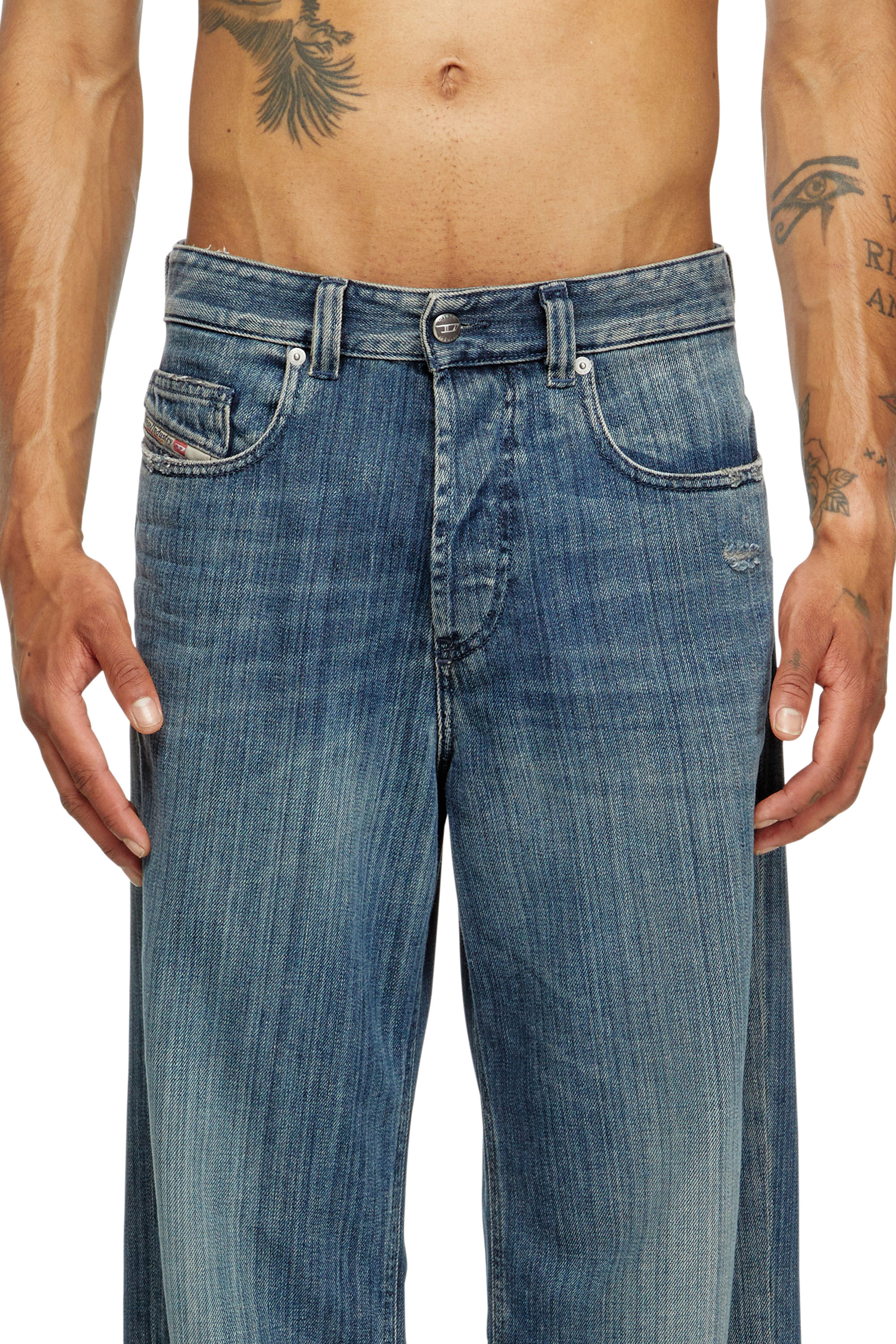 Diesel - Herren Relaxed Jeans 2001 D-Macro 09M09, Dunkelblau - 4