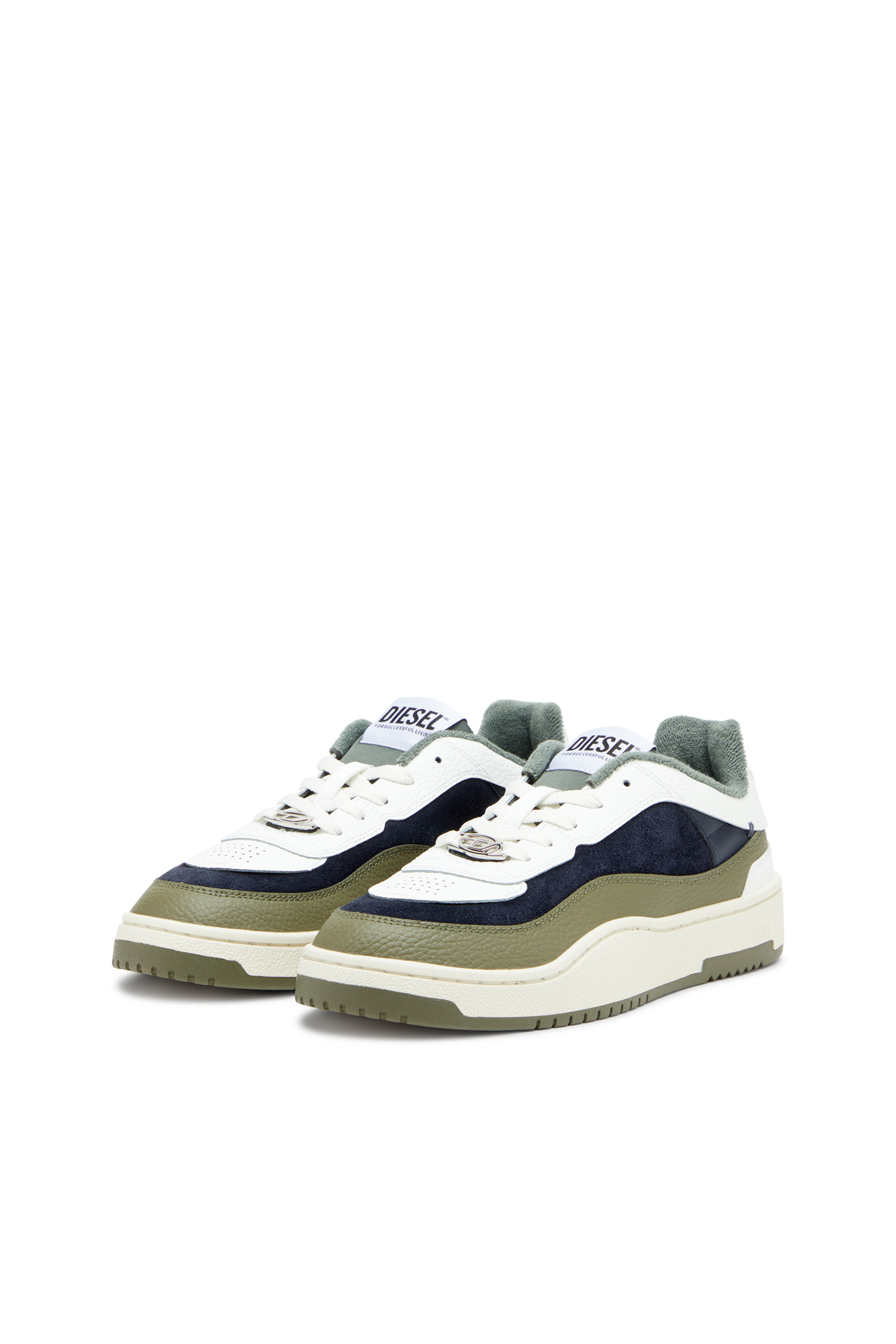 S-OVAL SKATE LOW, Weiss/Grün S-OVAL SKATE LOW, Weiss/Grün