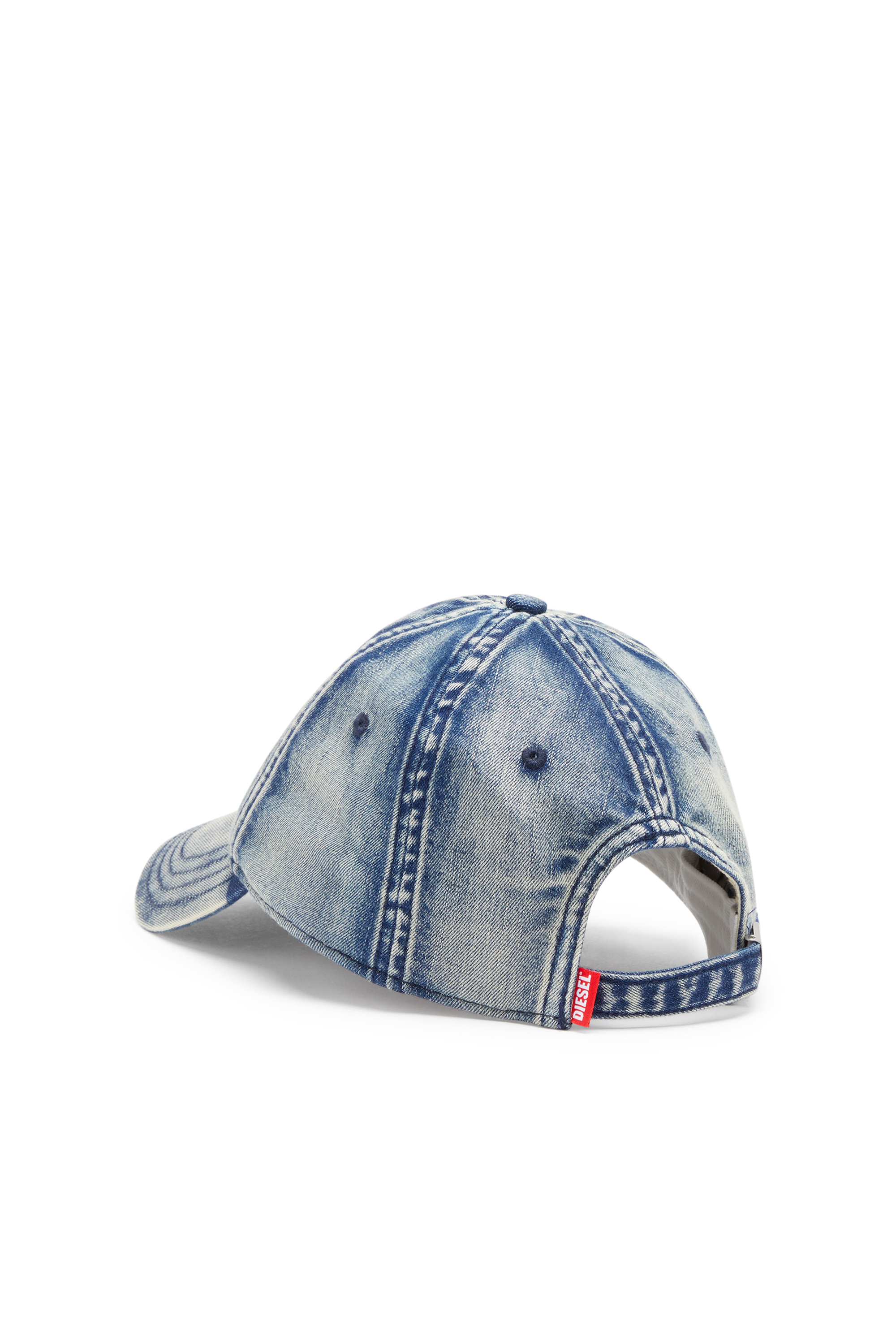 Diesel - C-GABLE, Herren Basecap aus behandeltem Denim in Blau - 2