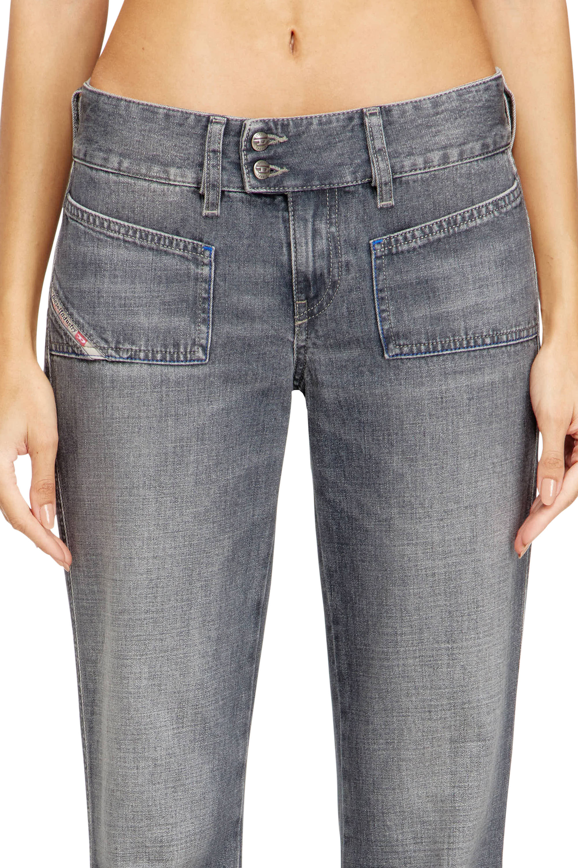 Diesel - Damen Bootcut Jeans D-Hush 09N83, Grau - 5