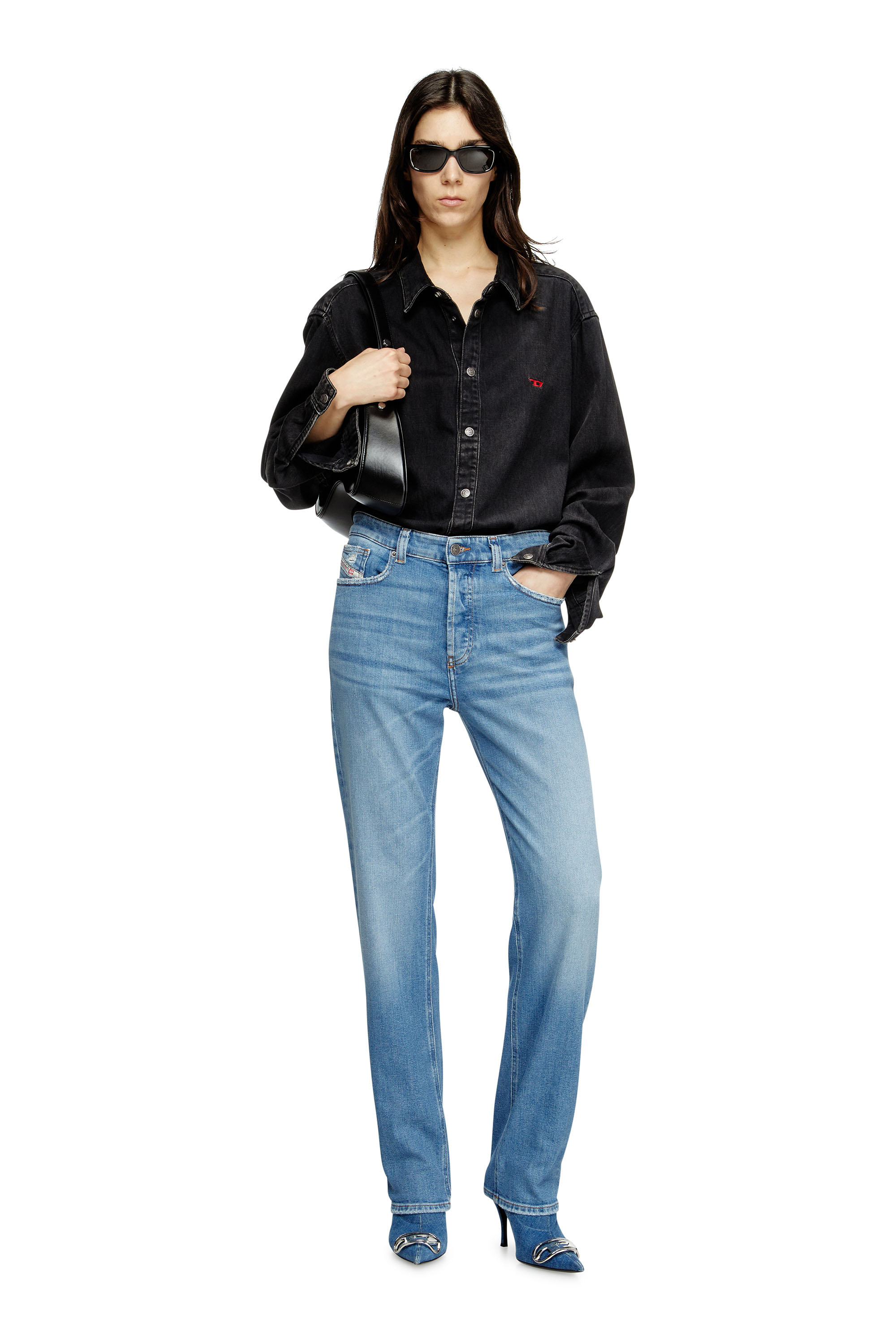 Diesel - Damen Regular Jeans 1988 D-Ark 09M22, Hellblau - 2